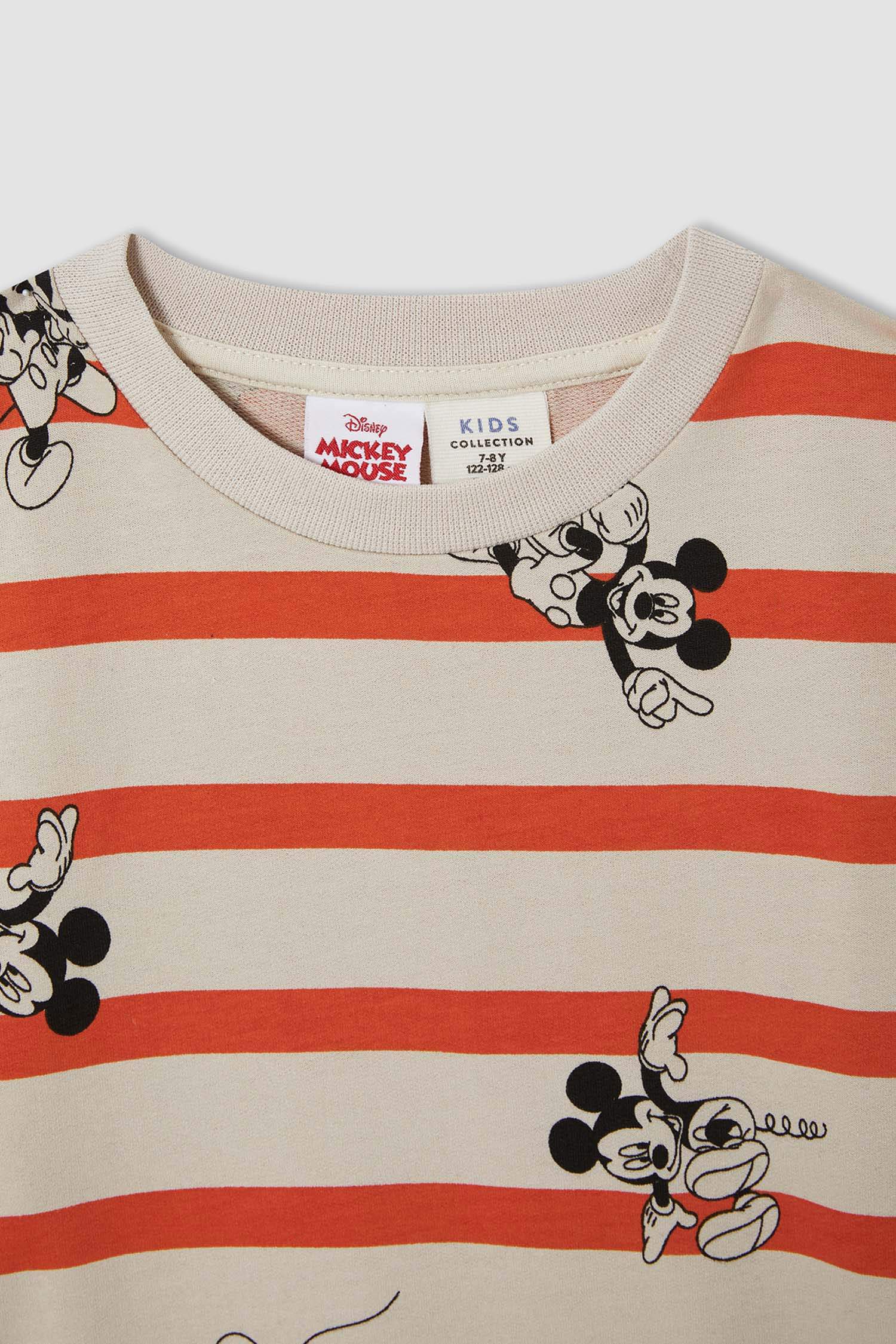 Erkek Çocuk Mickey & Minnie Lisanslı Regular Fit Lisanslı Bisiklet Yaka Sweatshirt