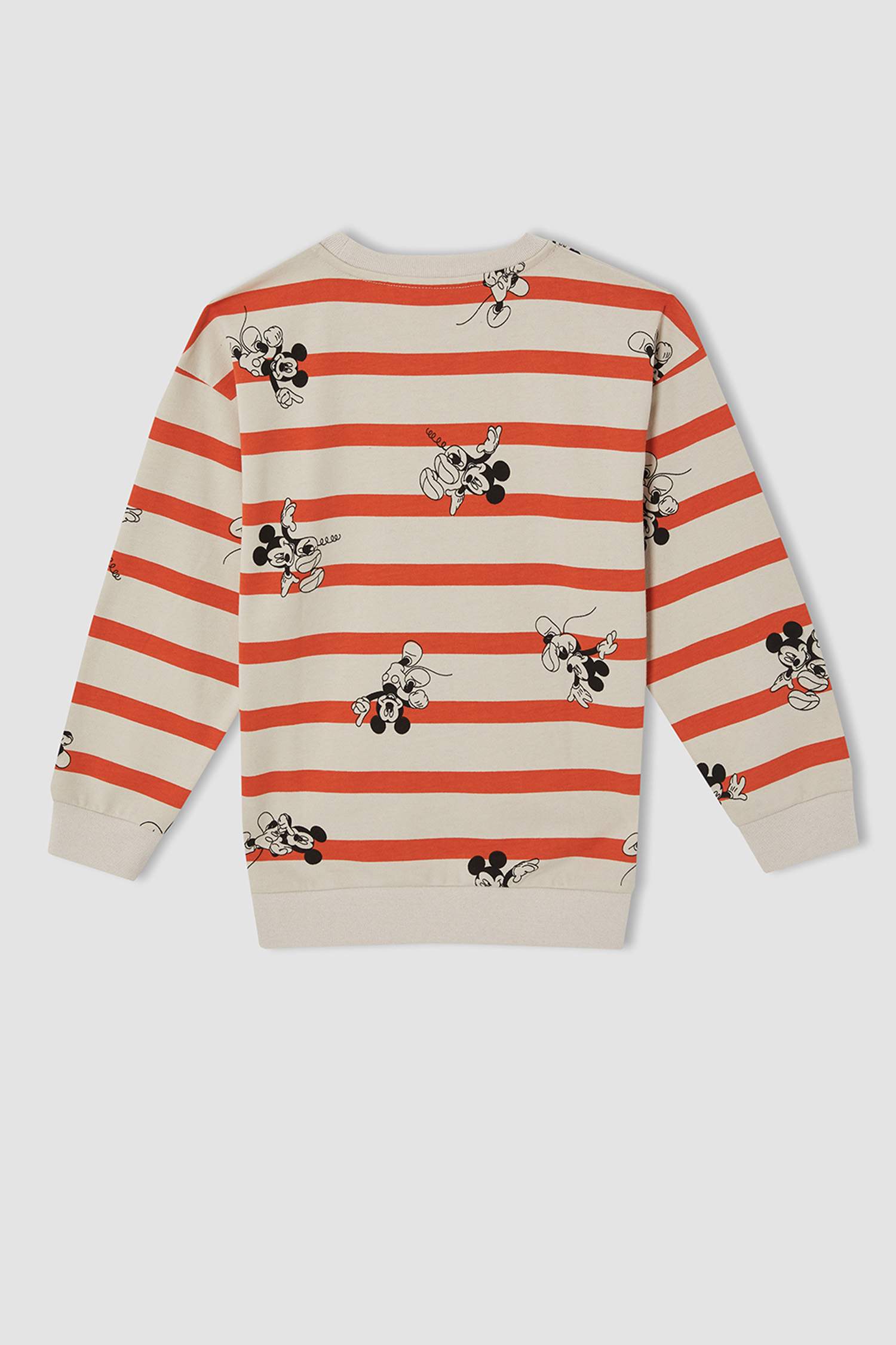 Erkek Çocuk Mickey & Minnie Lisanslı Regular Fit Lisanslı Bisiklet Yaka Sweatshirt