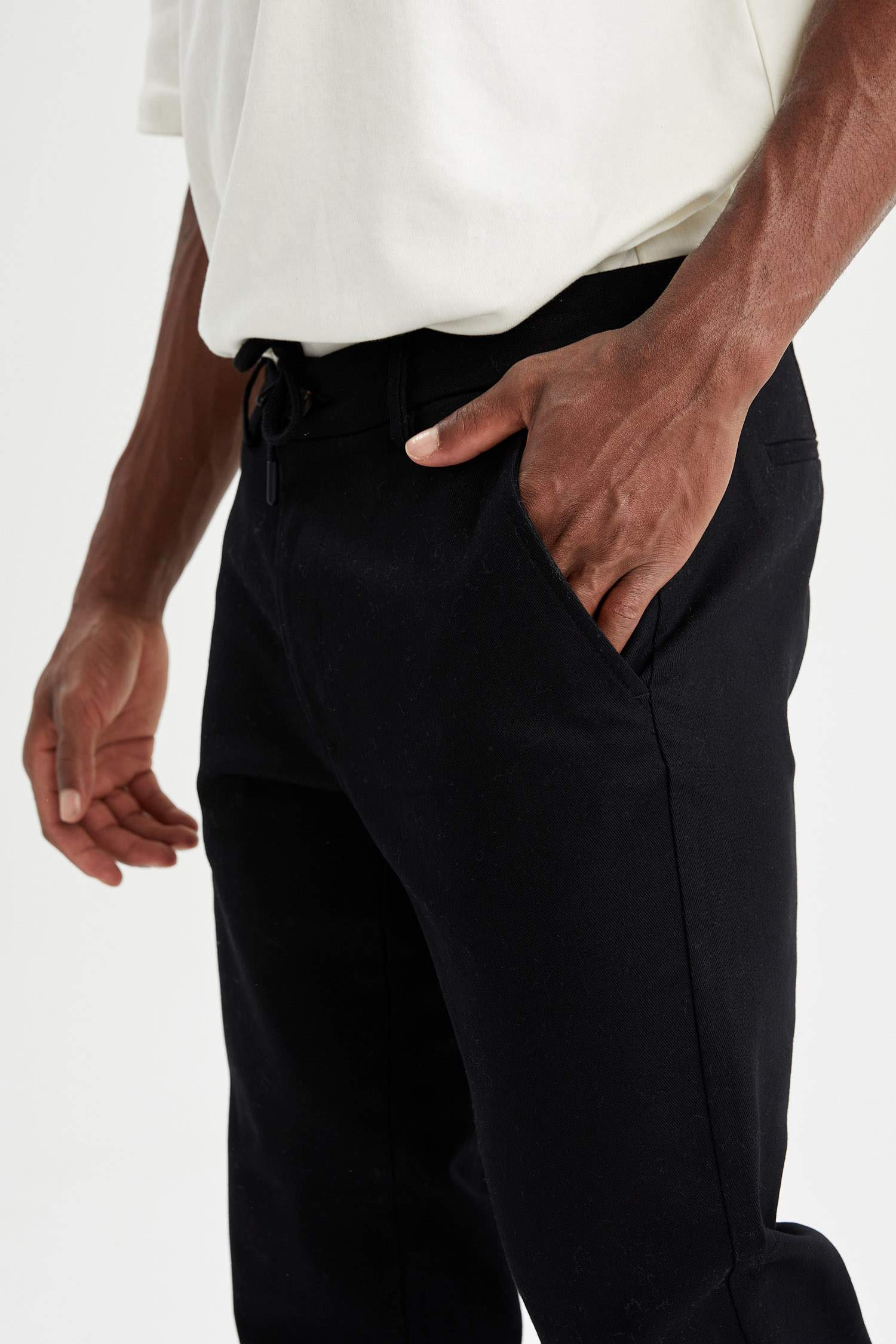 Regular Fit Basic Pamuklu Chino Pantolon