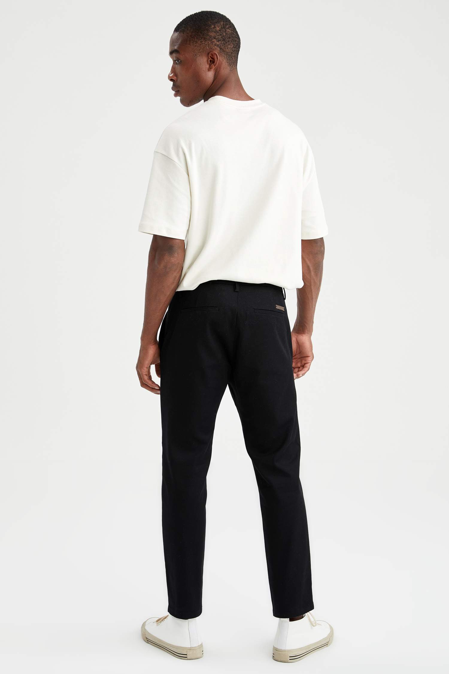 Regular Fit Basic Pamuklu Chino Pantolon