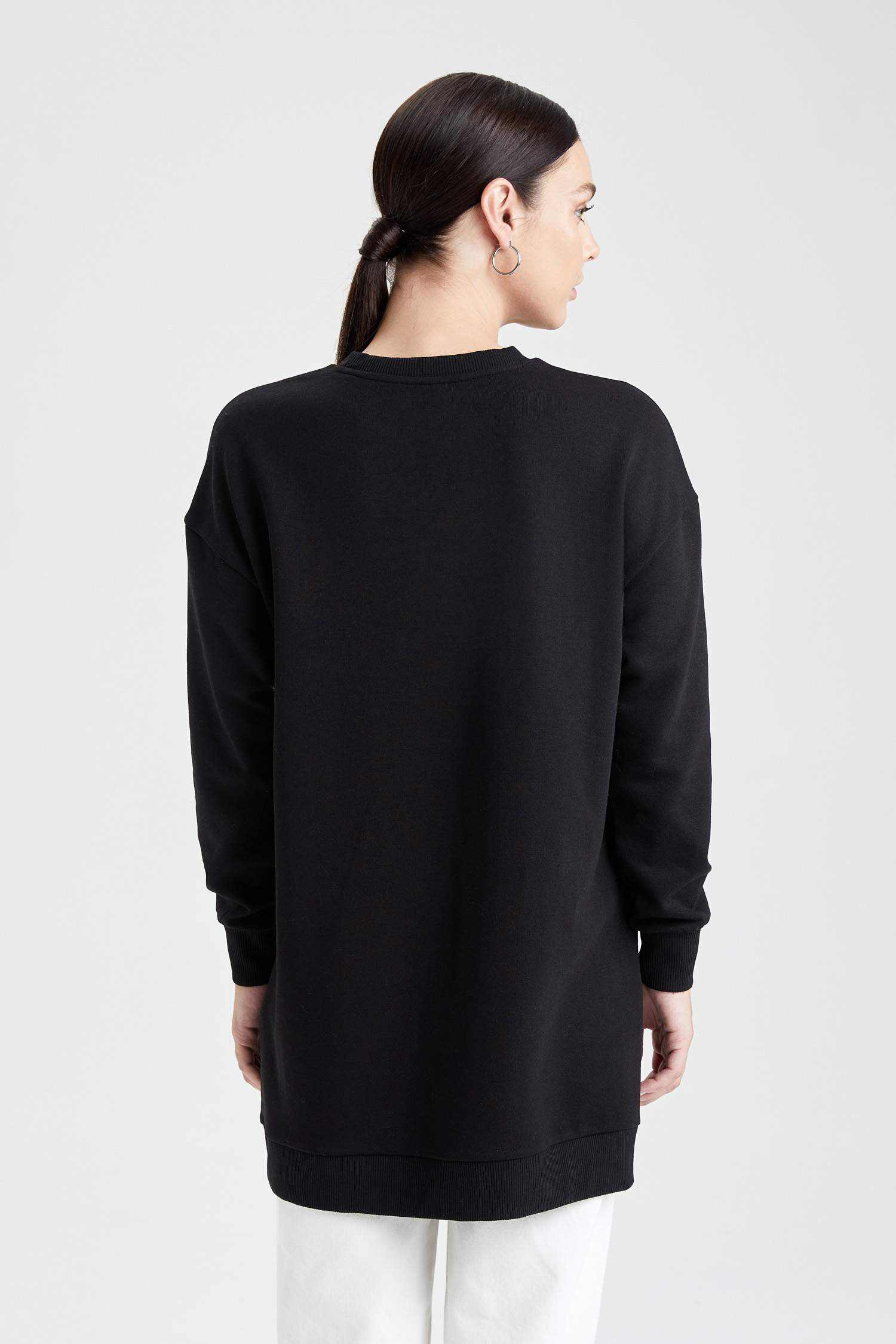 Basic Oversize Fit Sweat Tunik