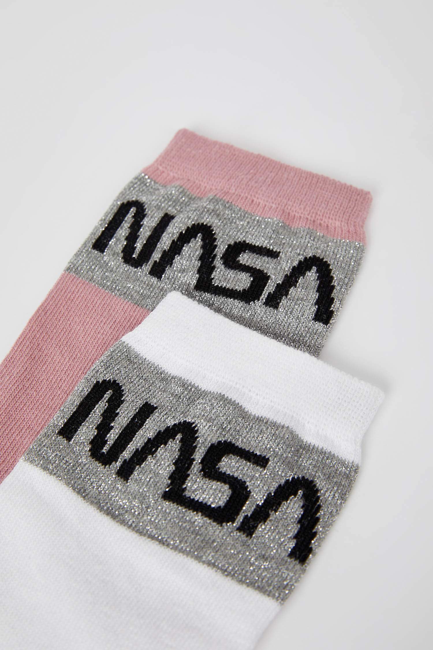 Kadın Nasa Lisanslı Pamuklu 2'li Soket Çorap