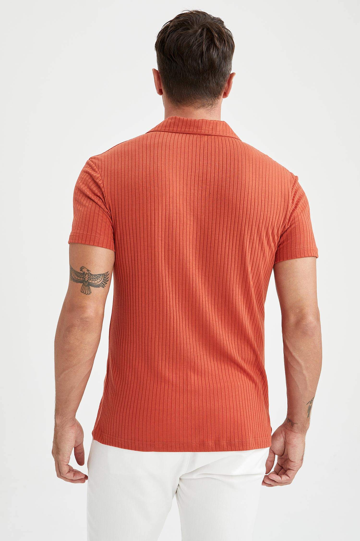 Modern Fit Polo Yaka Basic Kısa Kollu Tişört