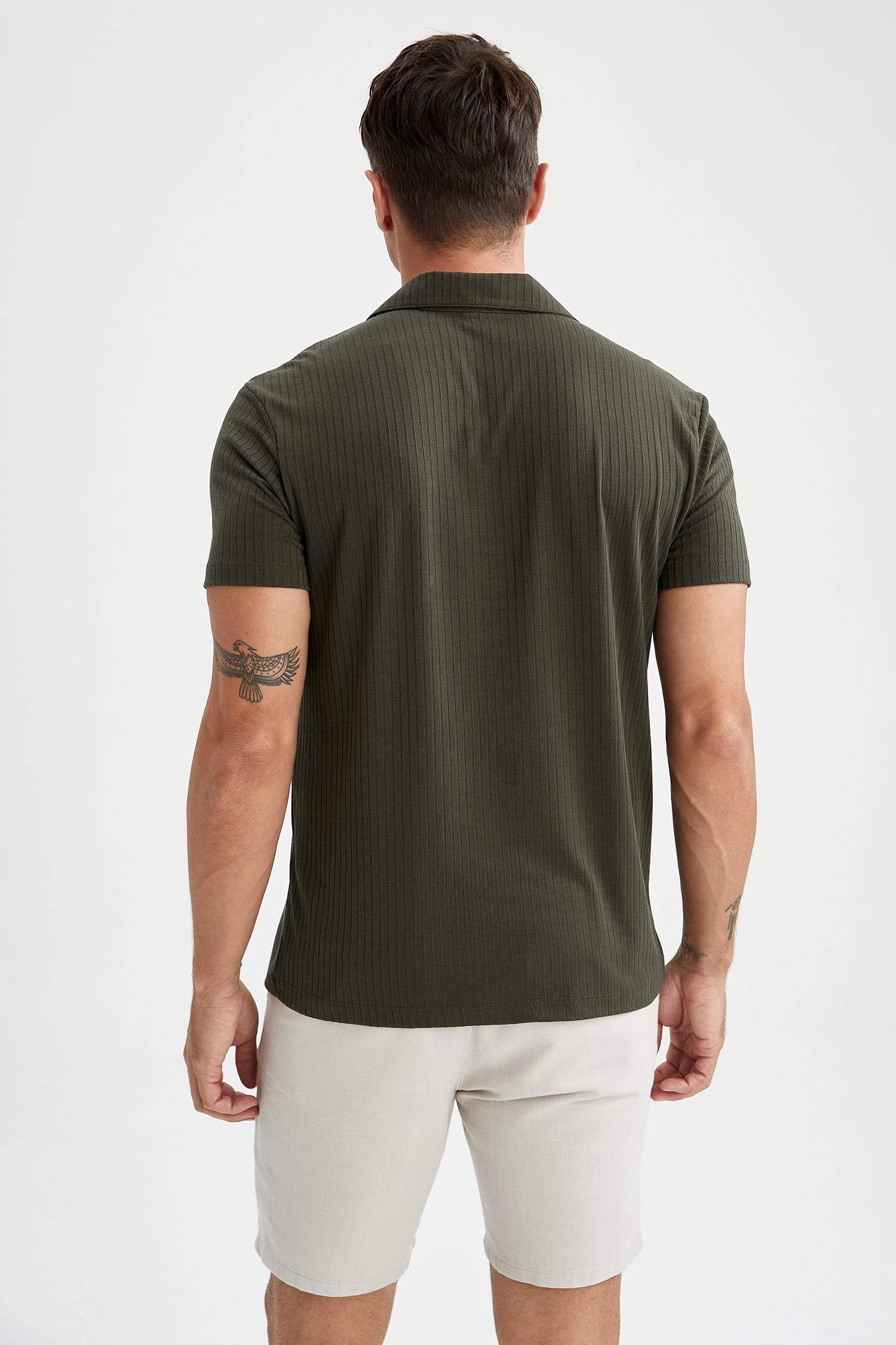 Modern Fit Polo Yaka Basic Kısa Kollu Tişört