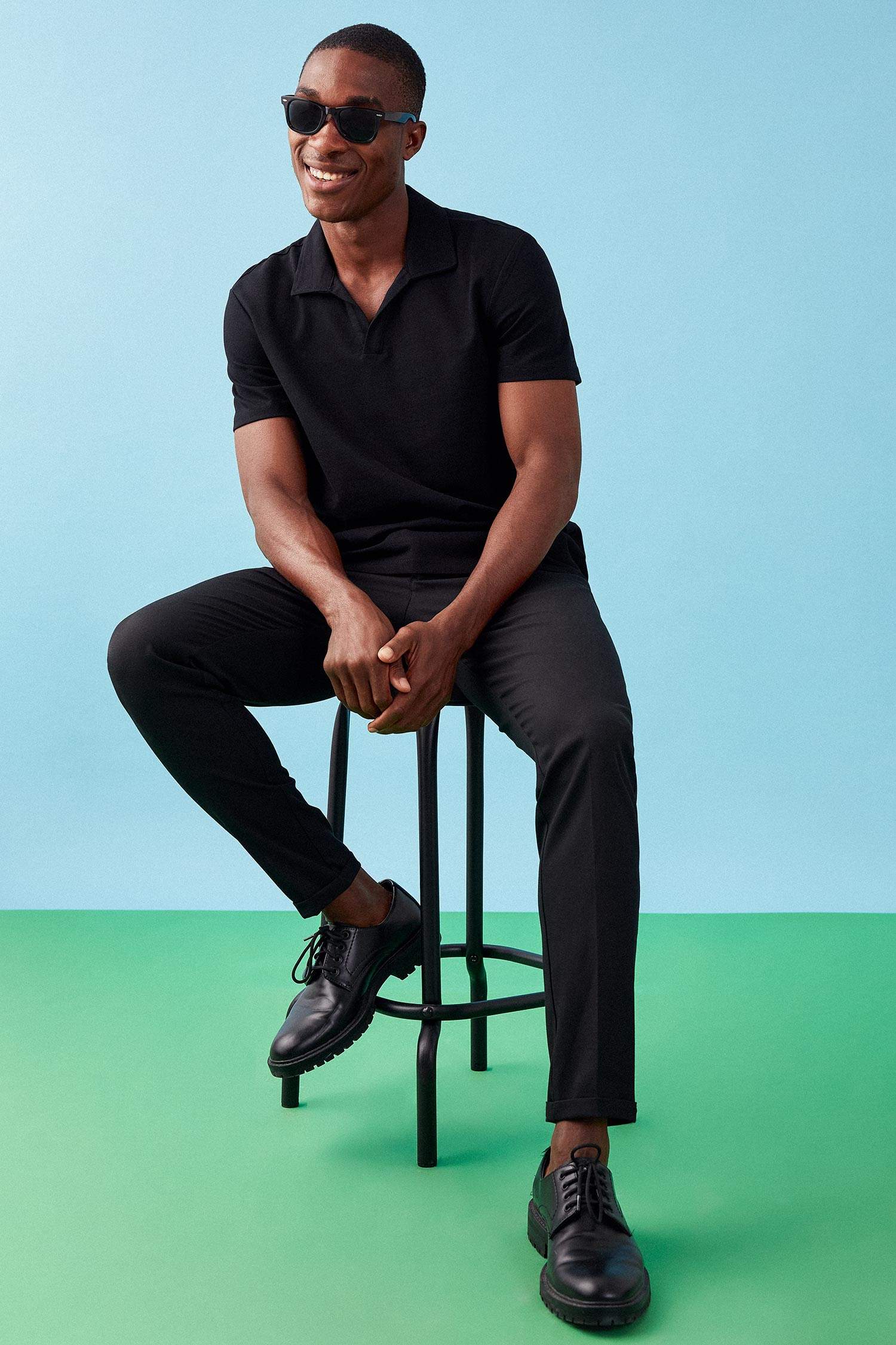 Modern Fit Polo Yaka Basic Kısa Kollu Tişört