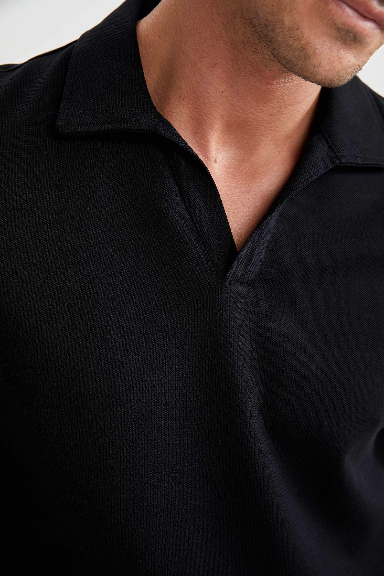Modern Fit Polo Yaka Basic Kısa Kollu Tişört