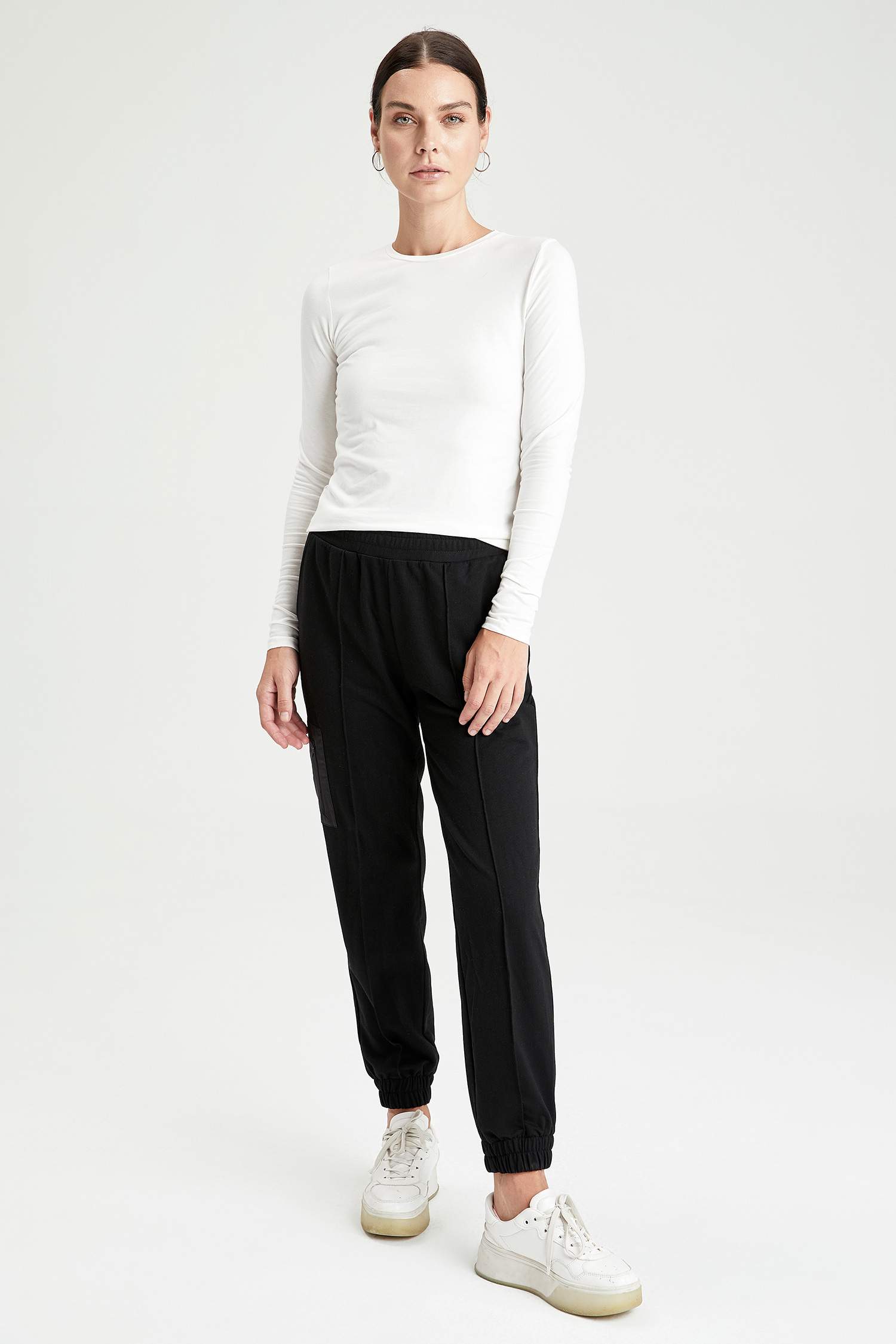 Regular Fit Basic Uzun Kollu Tunik Tişört