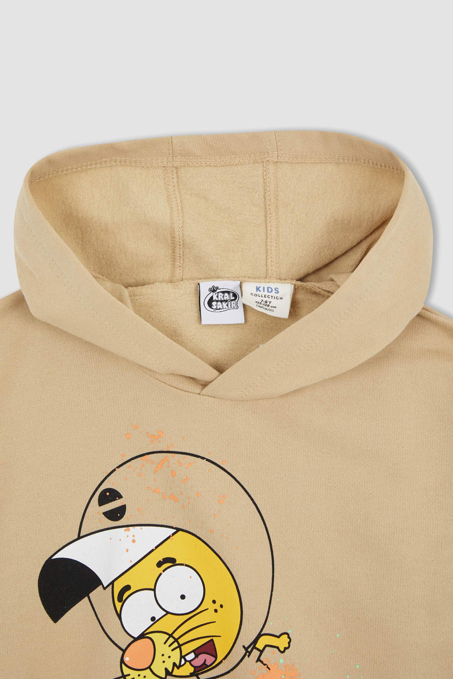 Erkek Çocuk Kral Şakir Lisanslı Relax Fit Kapüşonlu Sweatshirt