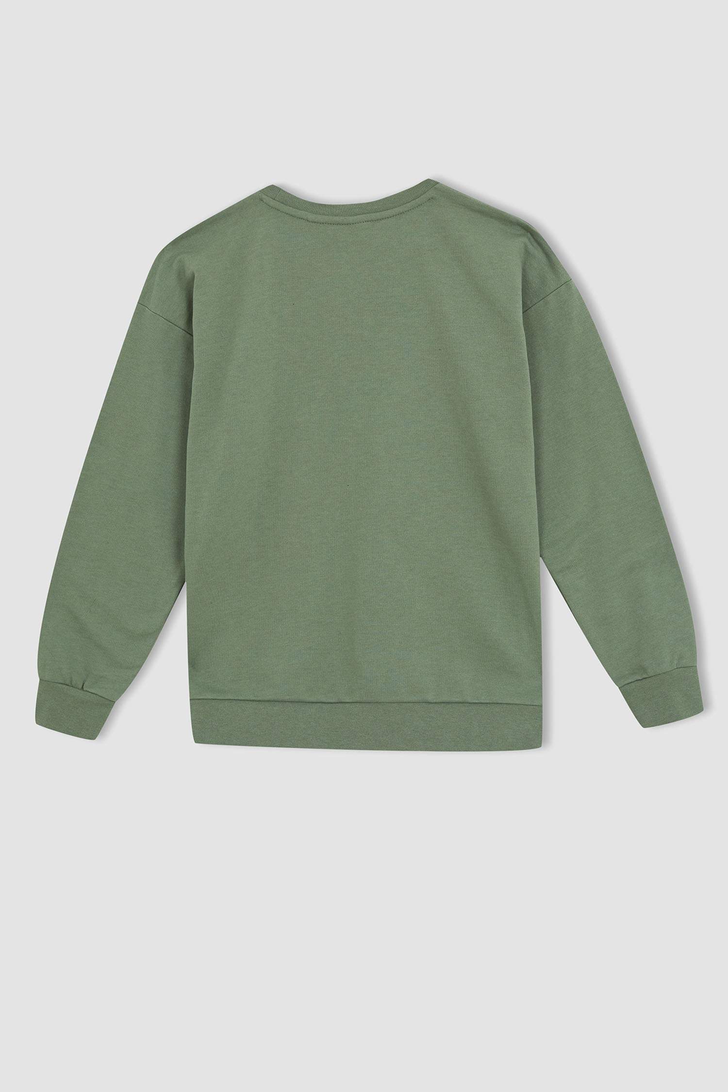 Erkek Çocuk Kral Şakir Lisanslı Relax Fit Bisiklet Yaka Sweatshirt