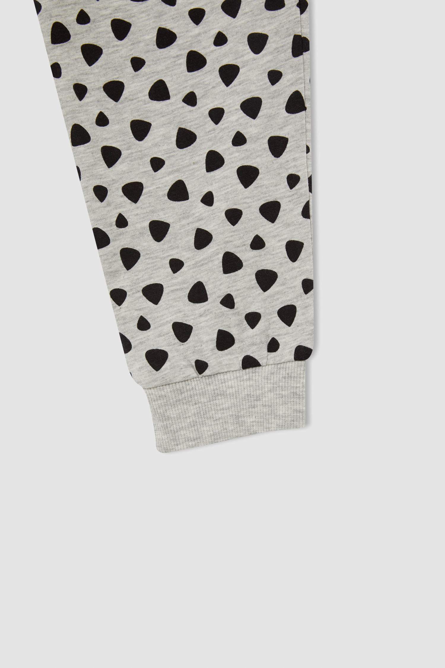 Kız Çocuk Flinstones Lisanslı Pamuklu Uzun Kollu Pijama Takımı