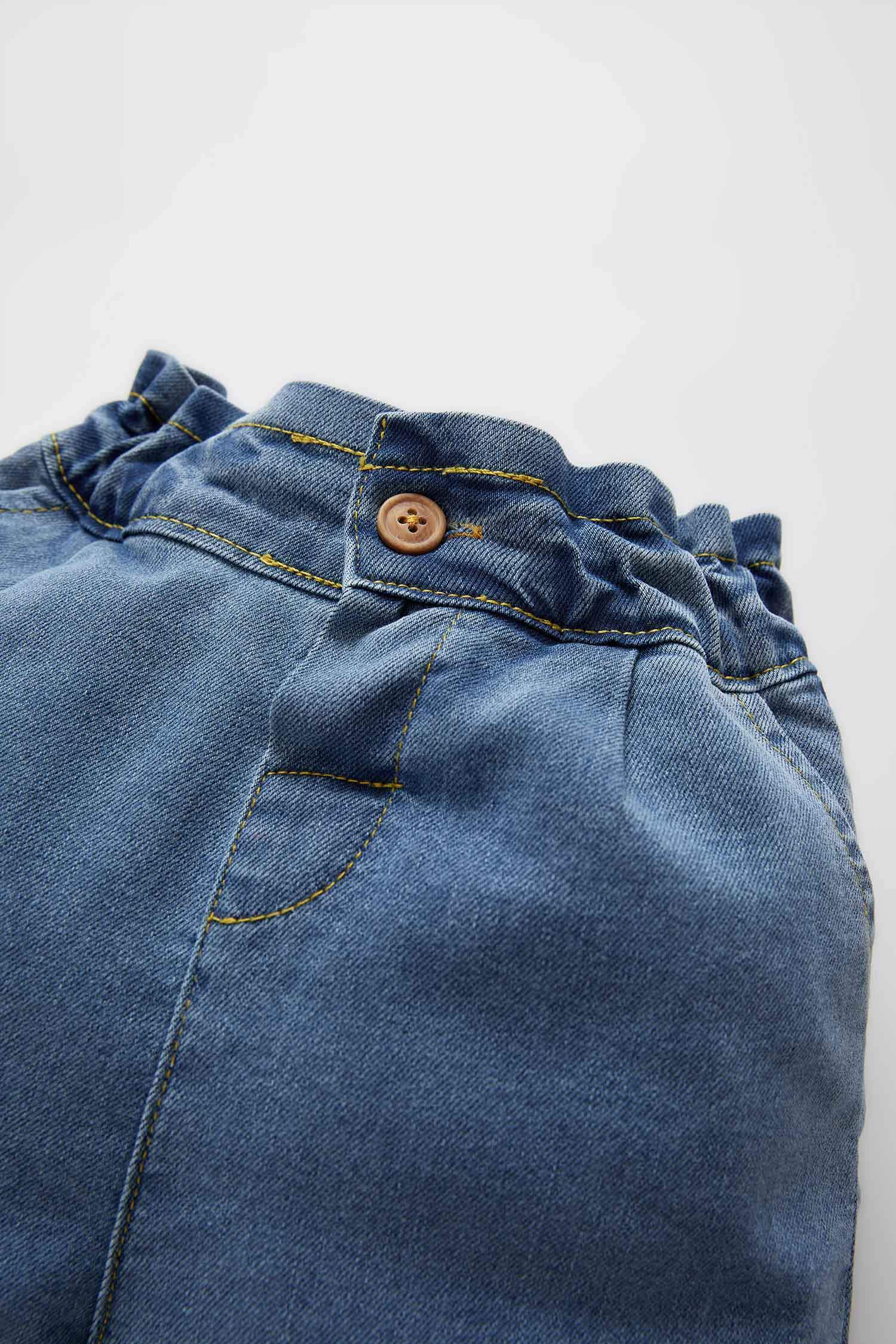Kız Bebek Regular Fit Jean Pantolon