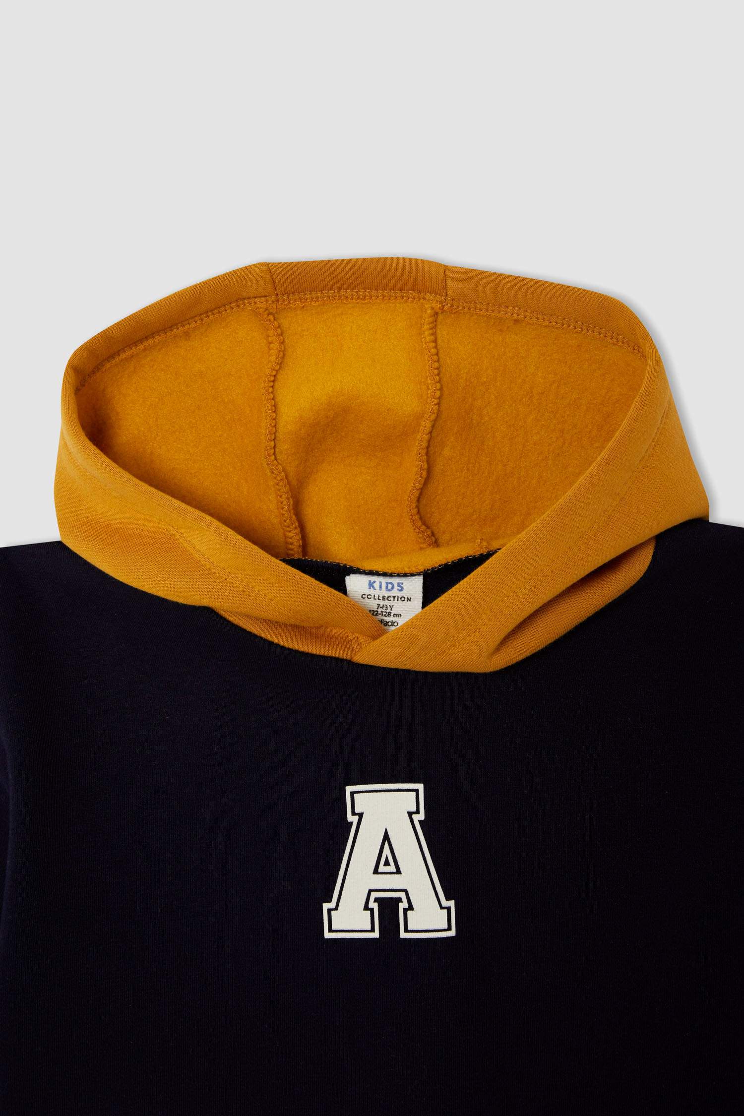 Erkek Çocuk Regular Fit Kapüşonlu Baskılı İçi Yumuşak Tüylü Sweatshirt