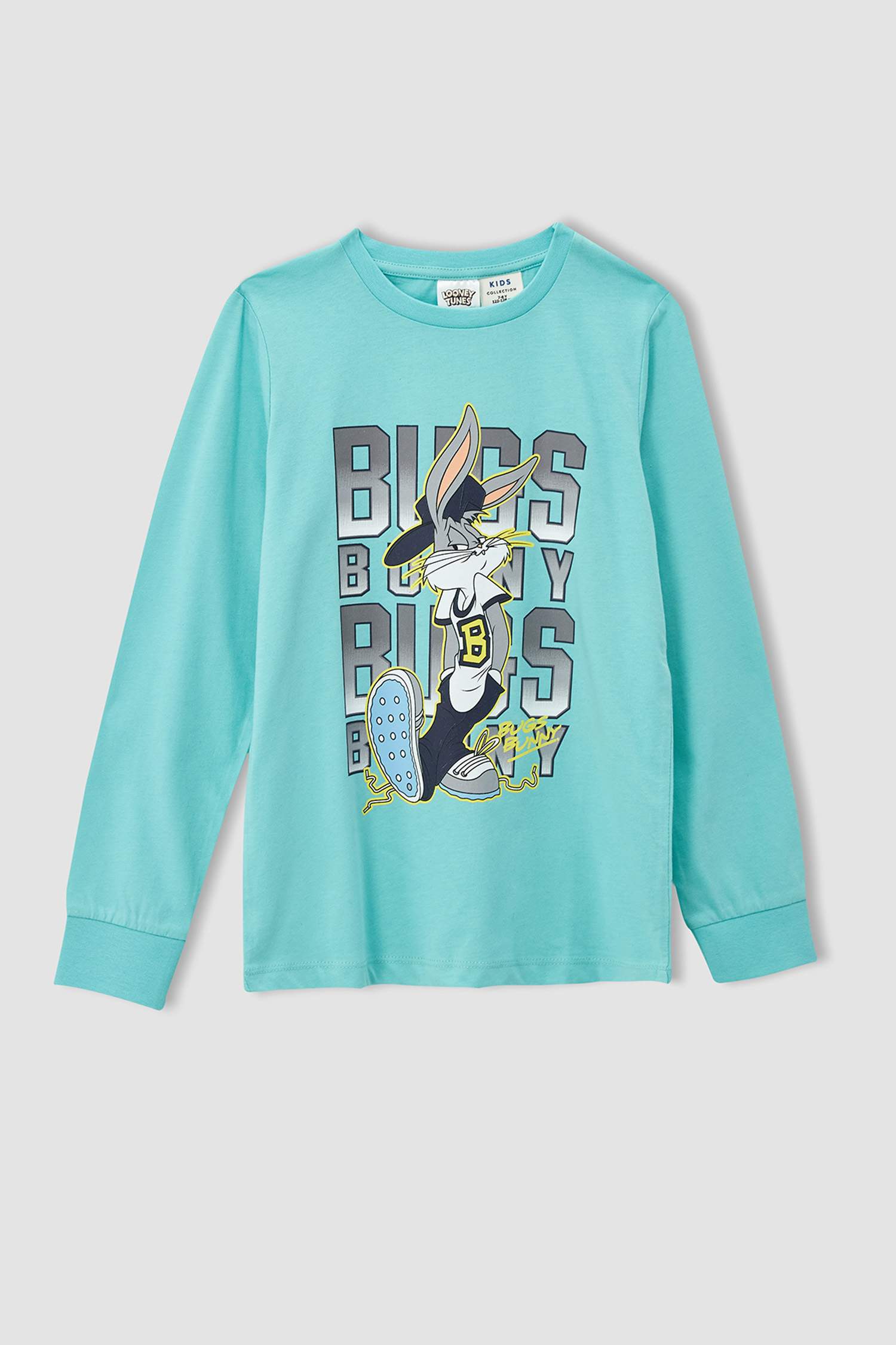Erkek Çocuk Bugs Bunny Lisanslı Uzun Kollu Pijama Takımı