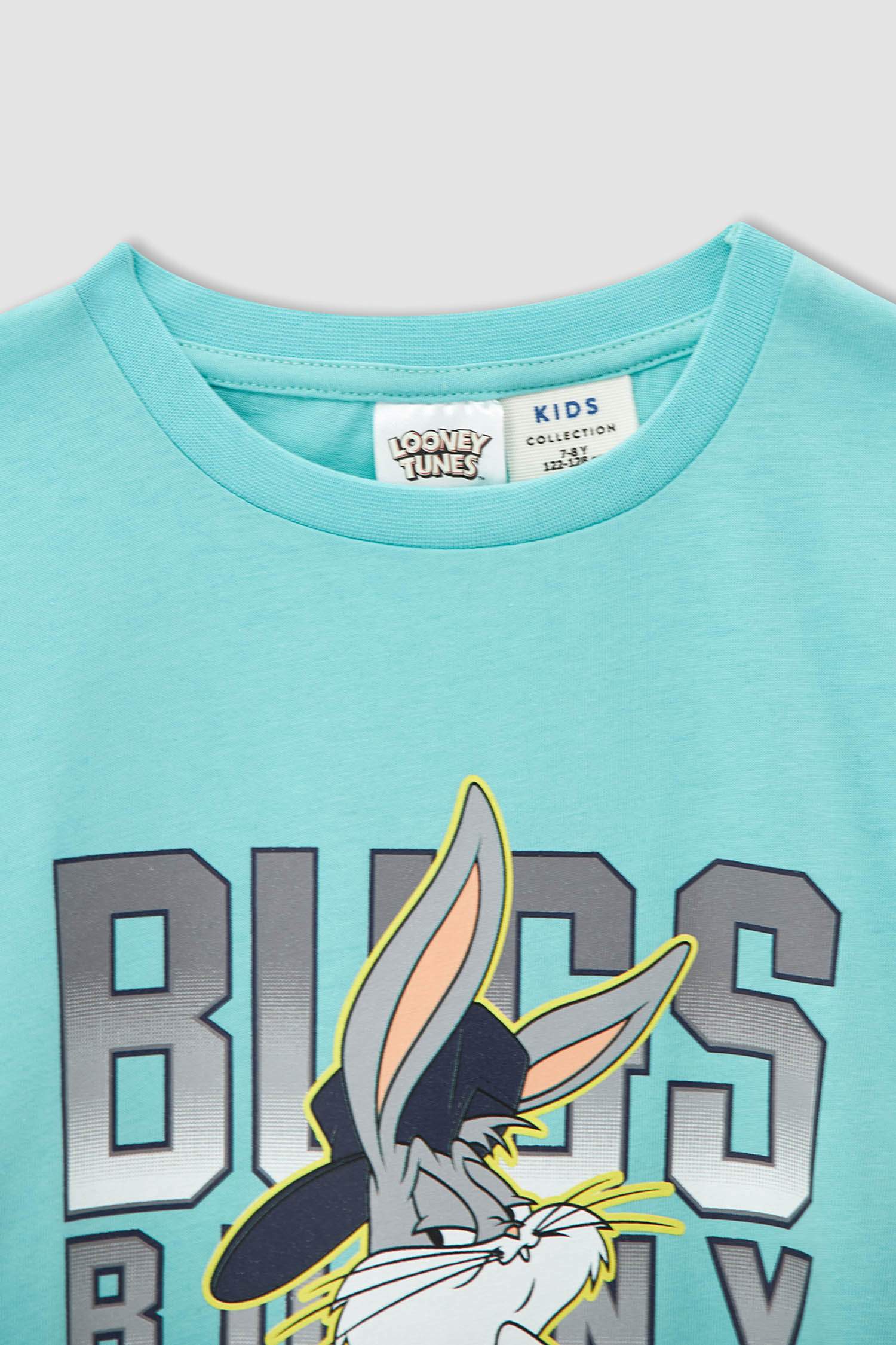 Erkek Çocuk Bugs Bunny Lisanslı Uzun Kollu Pijama Takımı