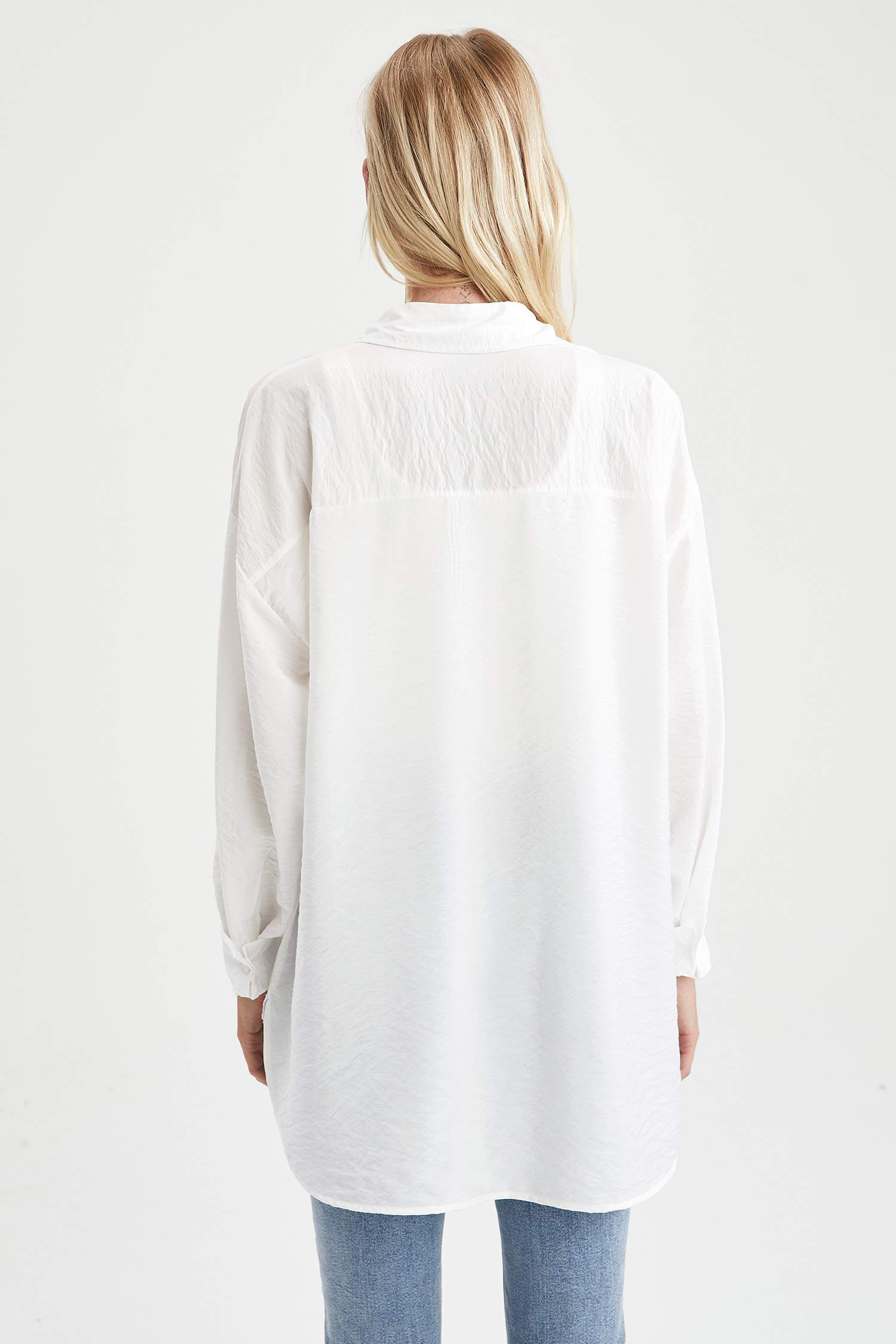 Basic Oversize Fit Gömlek Tunik