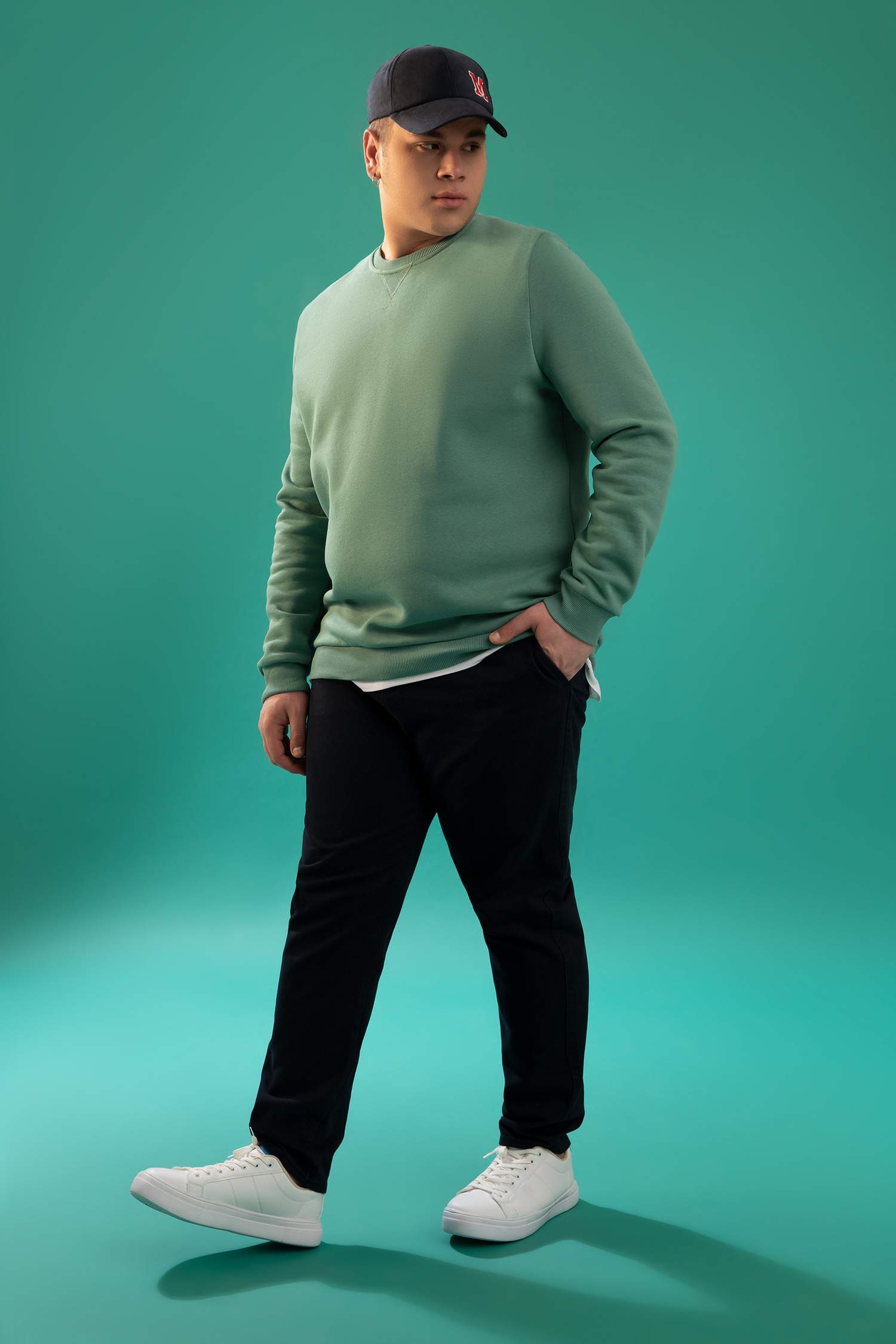 Regular Fit Gabardin Chino Pantolon