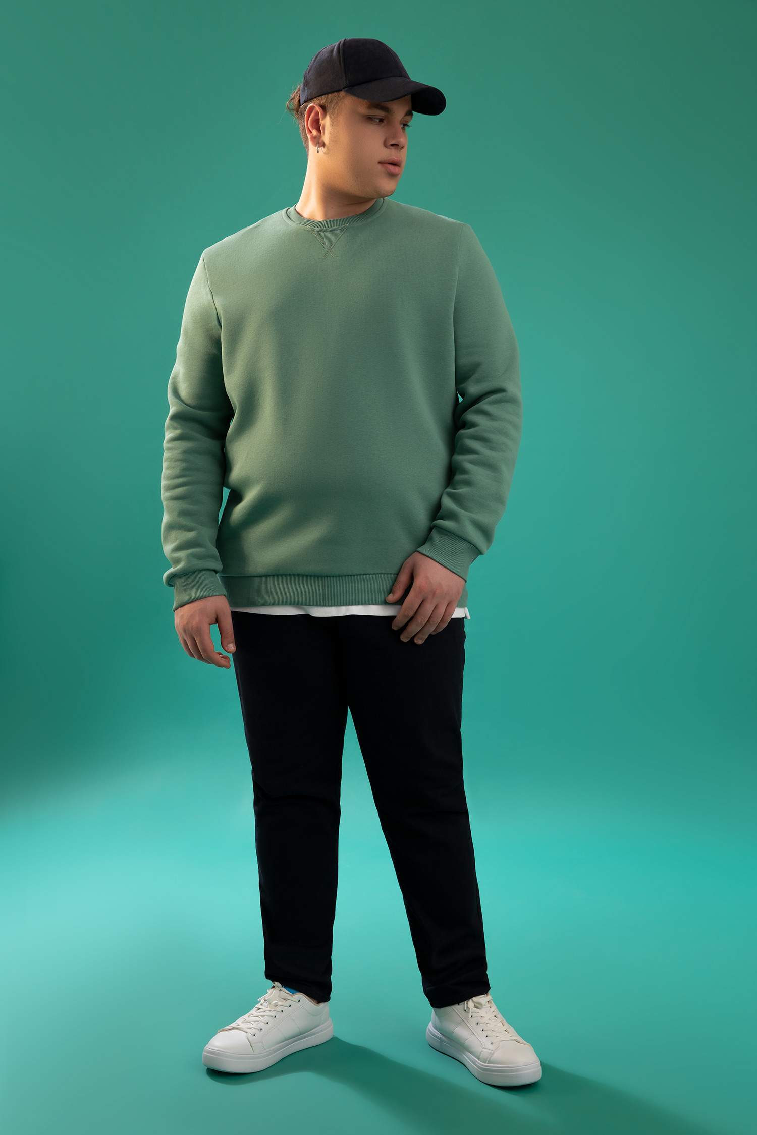 Regular Fit Gabardin Chino Pantolon