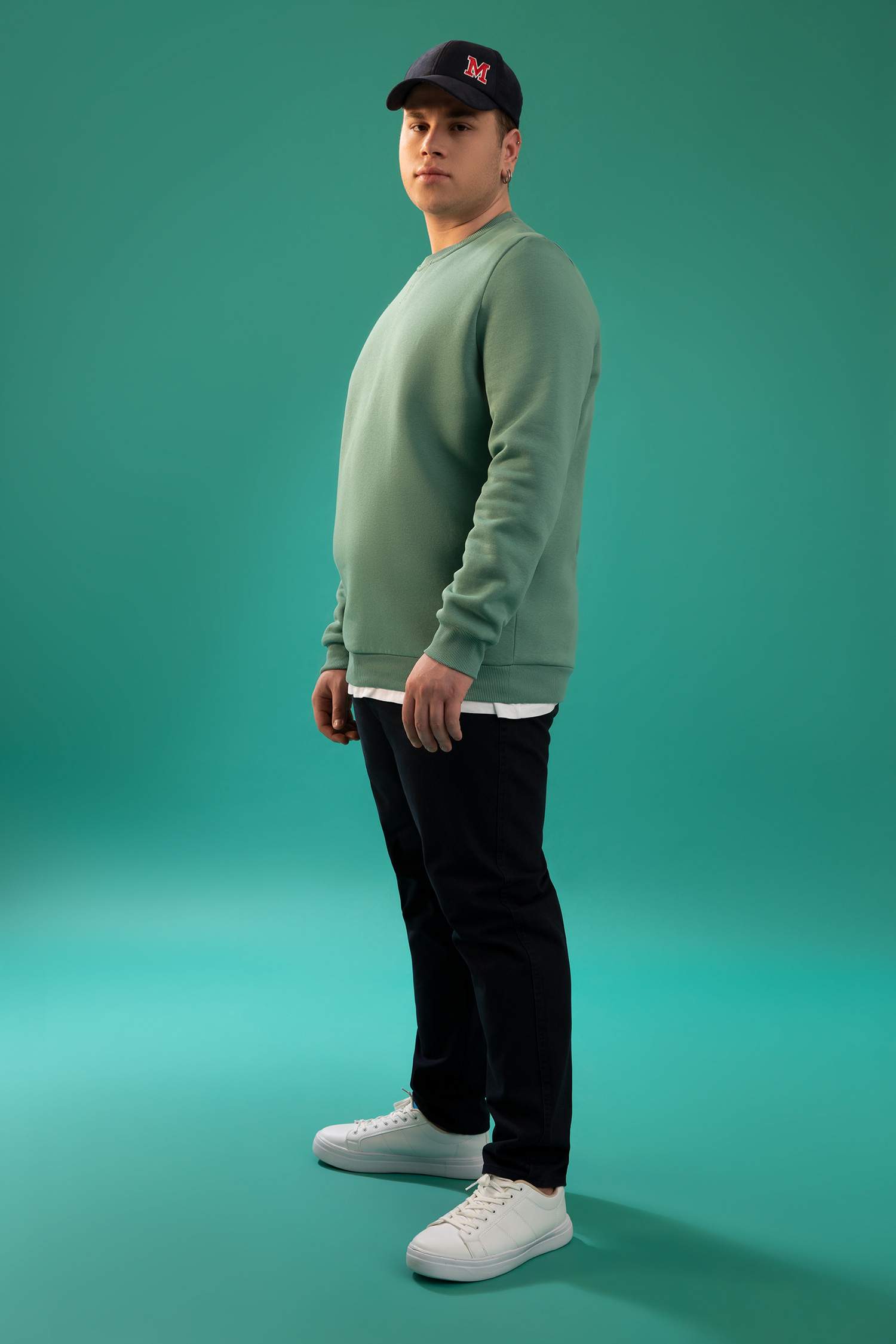 Regular Fit Gabardin Chino Pantolon