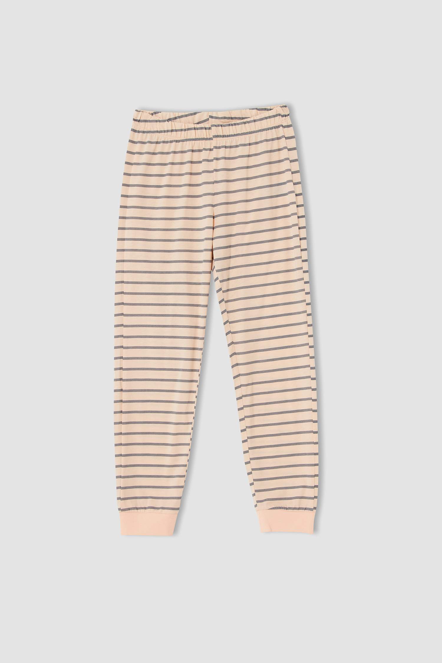 Kız Çocuk Ayıcık Baskılı Uzun Kollu Pijama Takımı