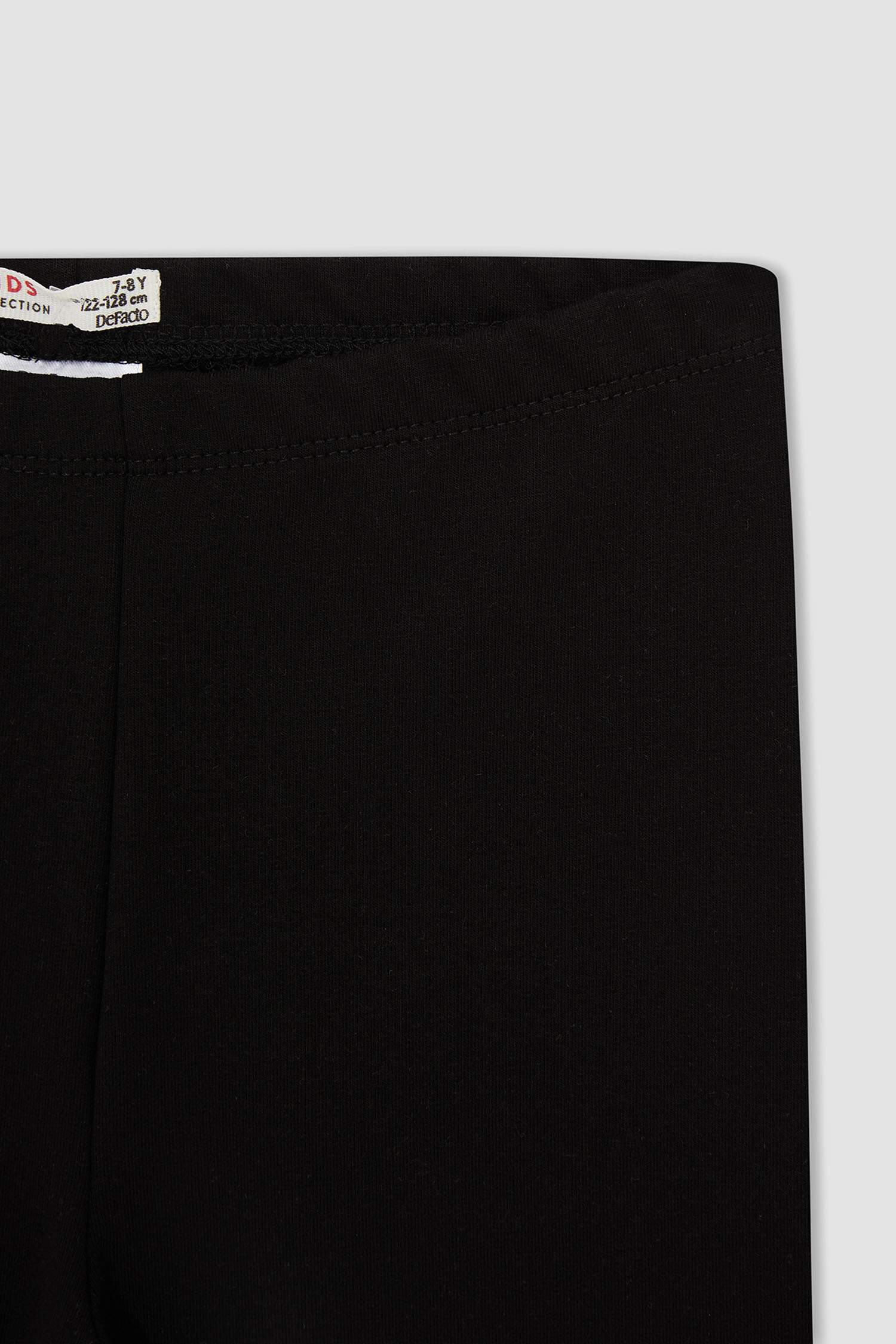 Kız Çocuk Regular Fit Baskılı Uzun Tayt