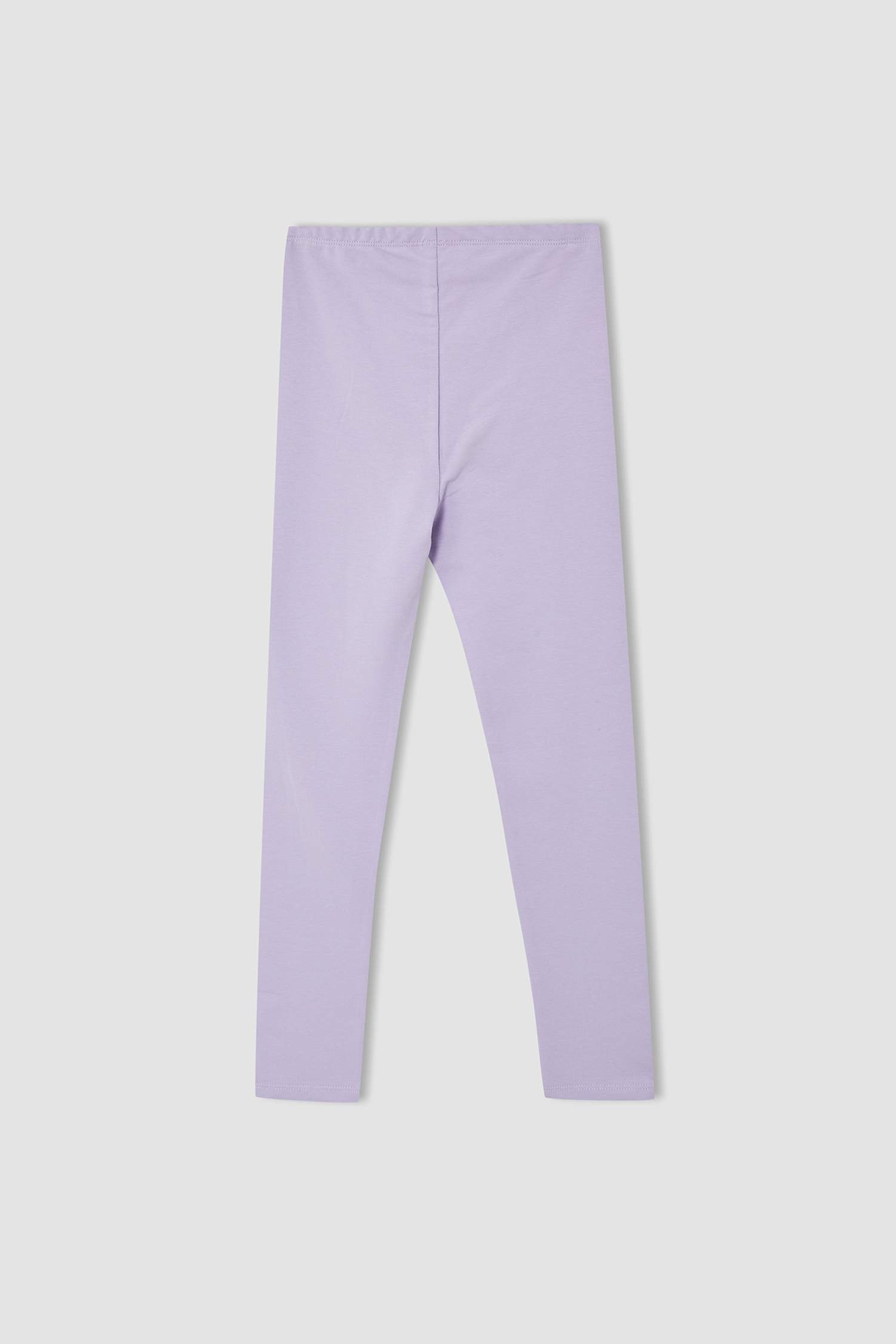 Kız Çocuk Slim Fit Baskılı Uzun Tayt