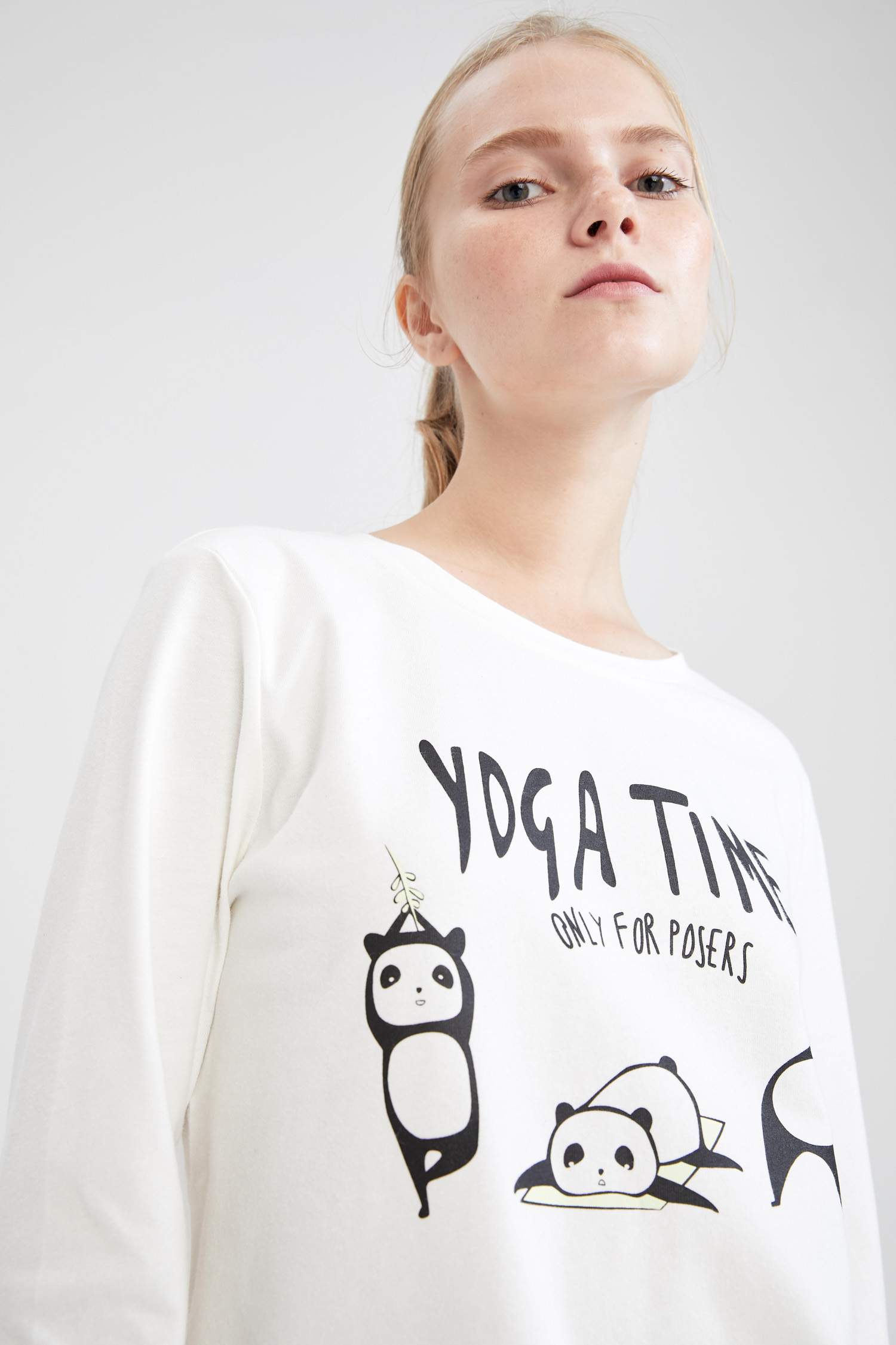 Regular Fit Desenli Pamuklu Pijama Takımı