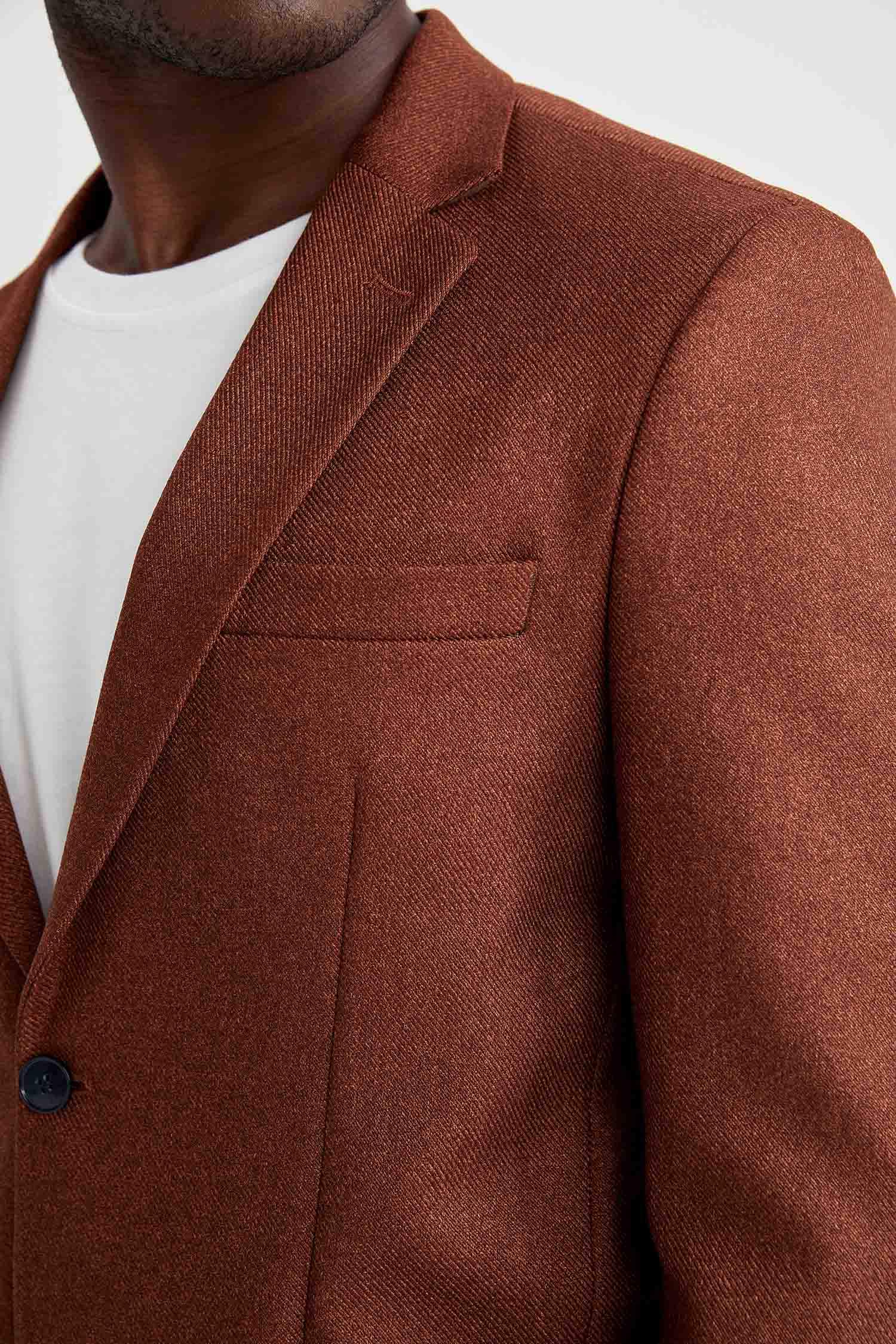 Slim Fit Basic Blazer Ceket