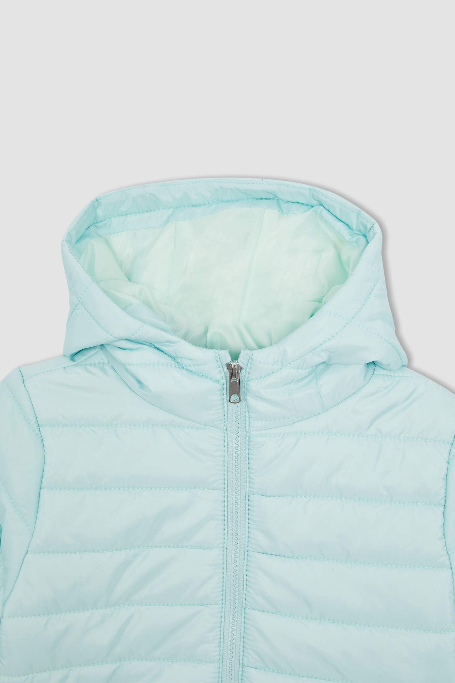 Kız Çocuk Regular Fit Kapüşonlu Sentetik Astar Mont