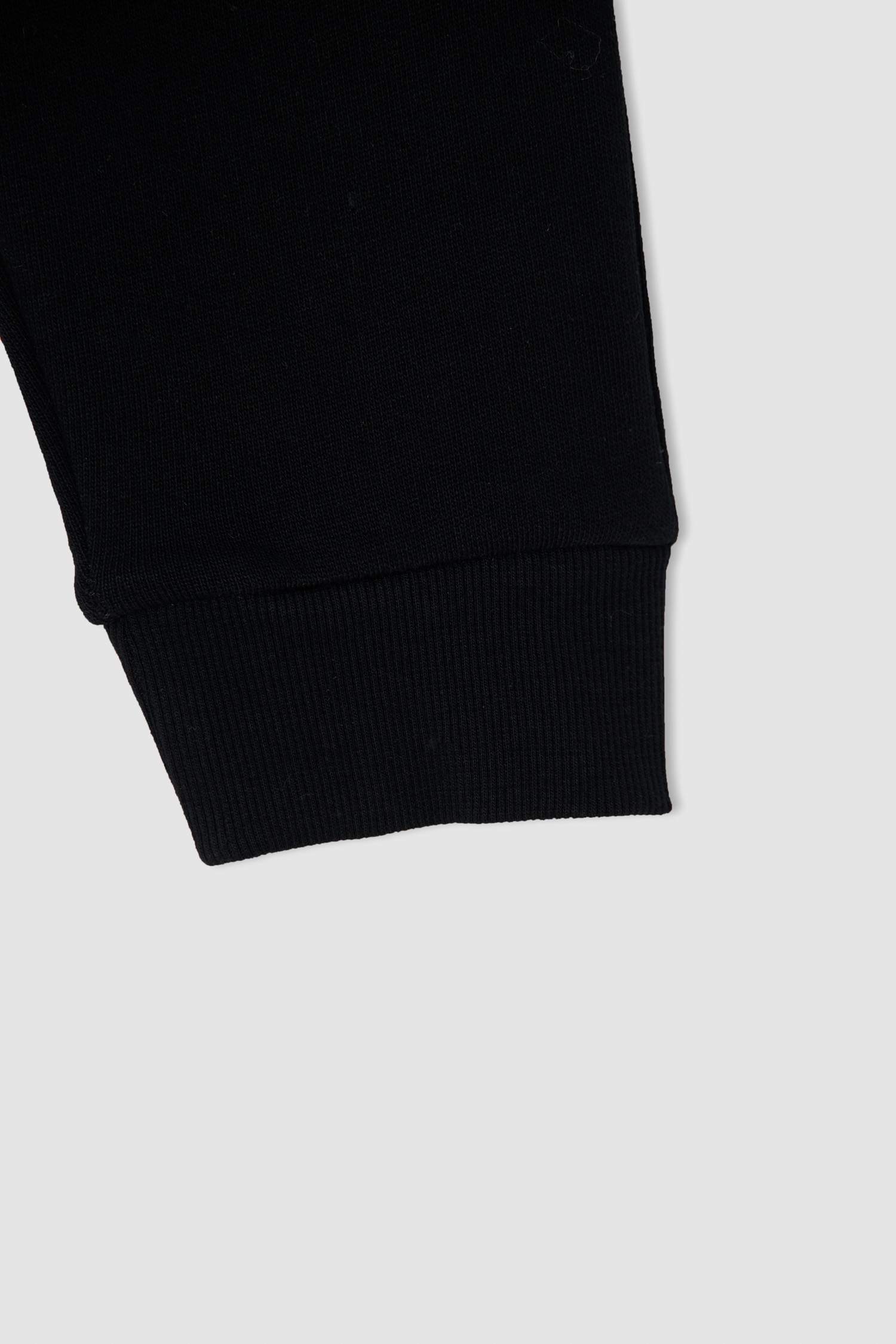 Erkek Çocuk Mickey Mouse Lisanslı Kalın Sweatshirt Kumaşı Uzun Kollu Pijama Takım