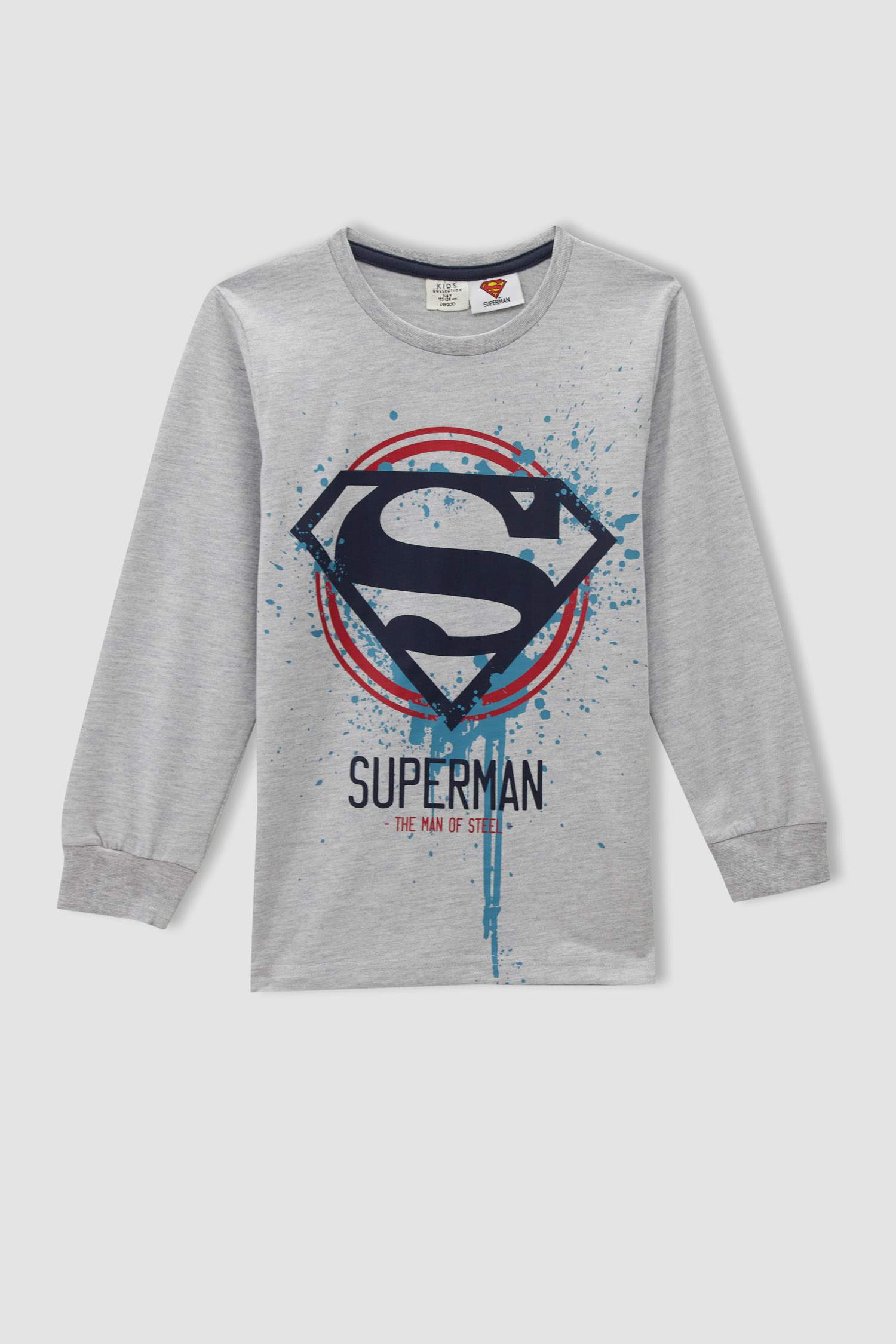 Erkek Çocuk Batman Lisanslı Uzun Kollu Pijama Takımı