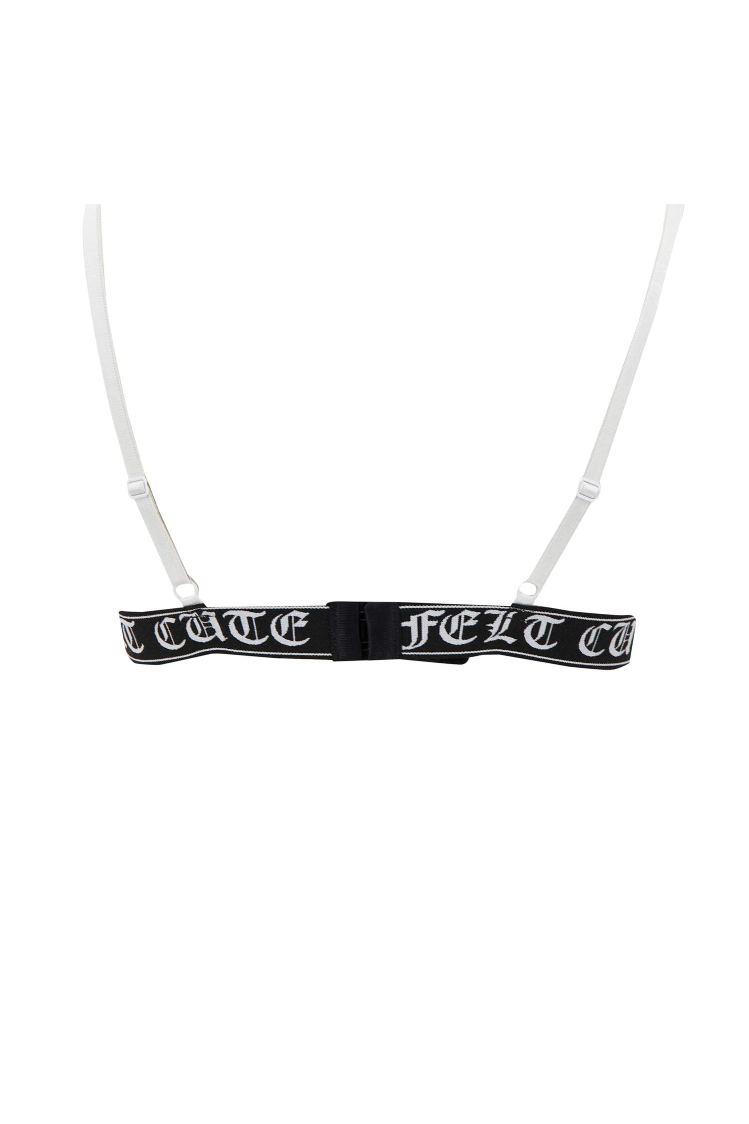 Gotik Baskılı Bant Detaylı Triangle Bralet