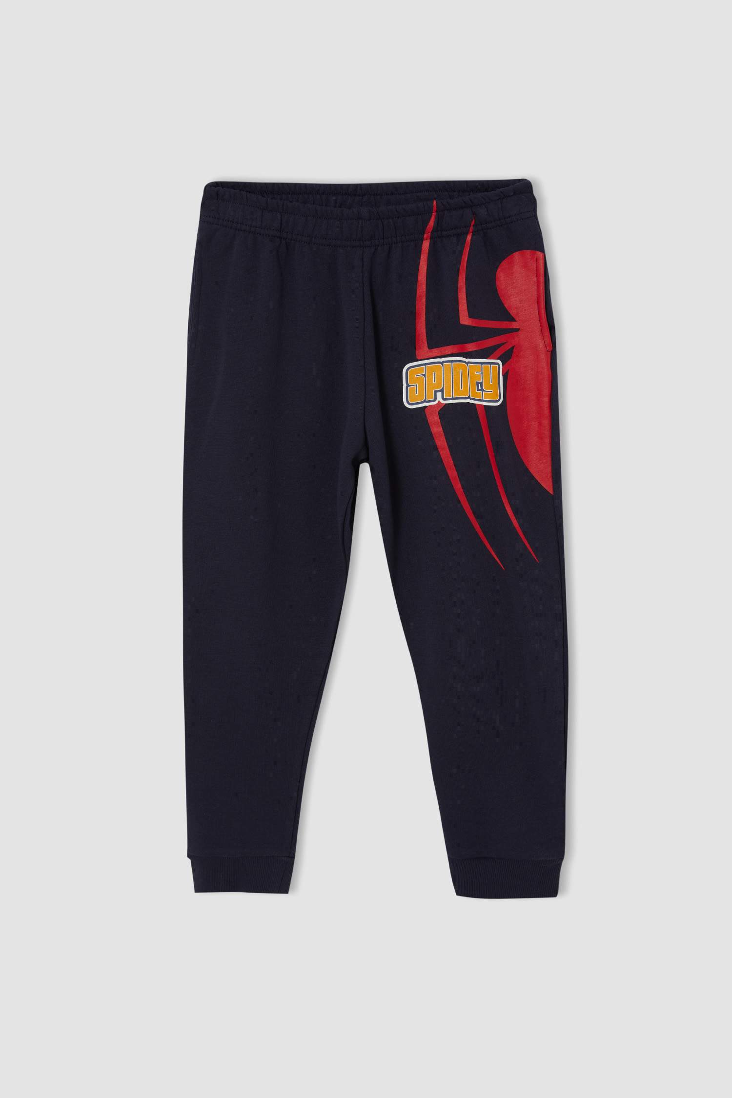 Erkek Çocuk Spider Man Lisanslı Uzun Kollu Kalın Sweatshirt Kumaşı İçi Yumuşak Tüylü Pijama Takım