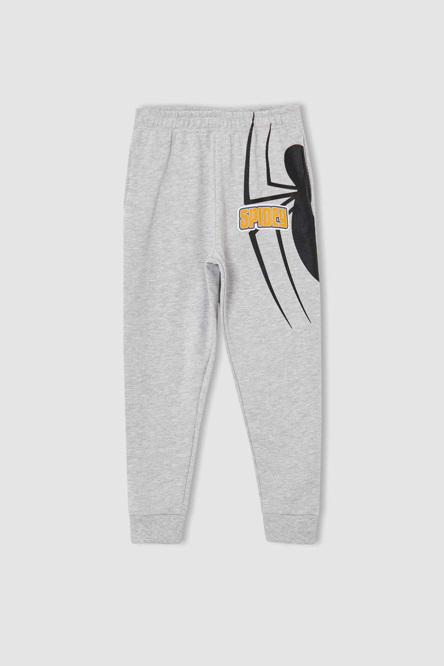 Erkek Çocuk Spider Man Lisanslı Uzun Kollu Kalın Sweatshirt Kumaşı İçi Yumuşak Tüylü Pijama Takım