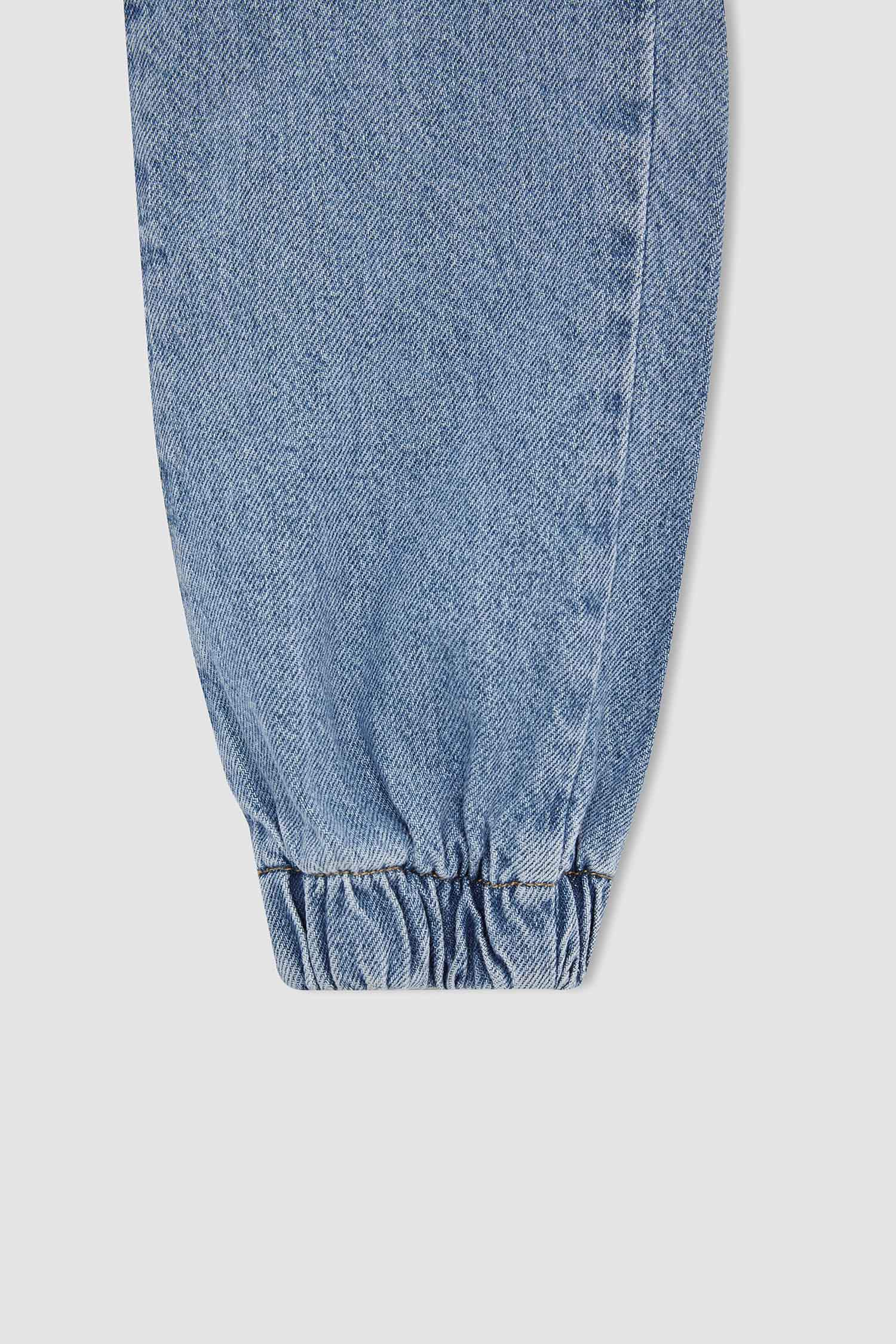 Kız Çocuk Jogger Jean Pantolon