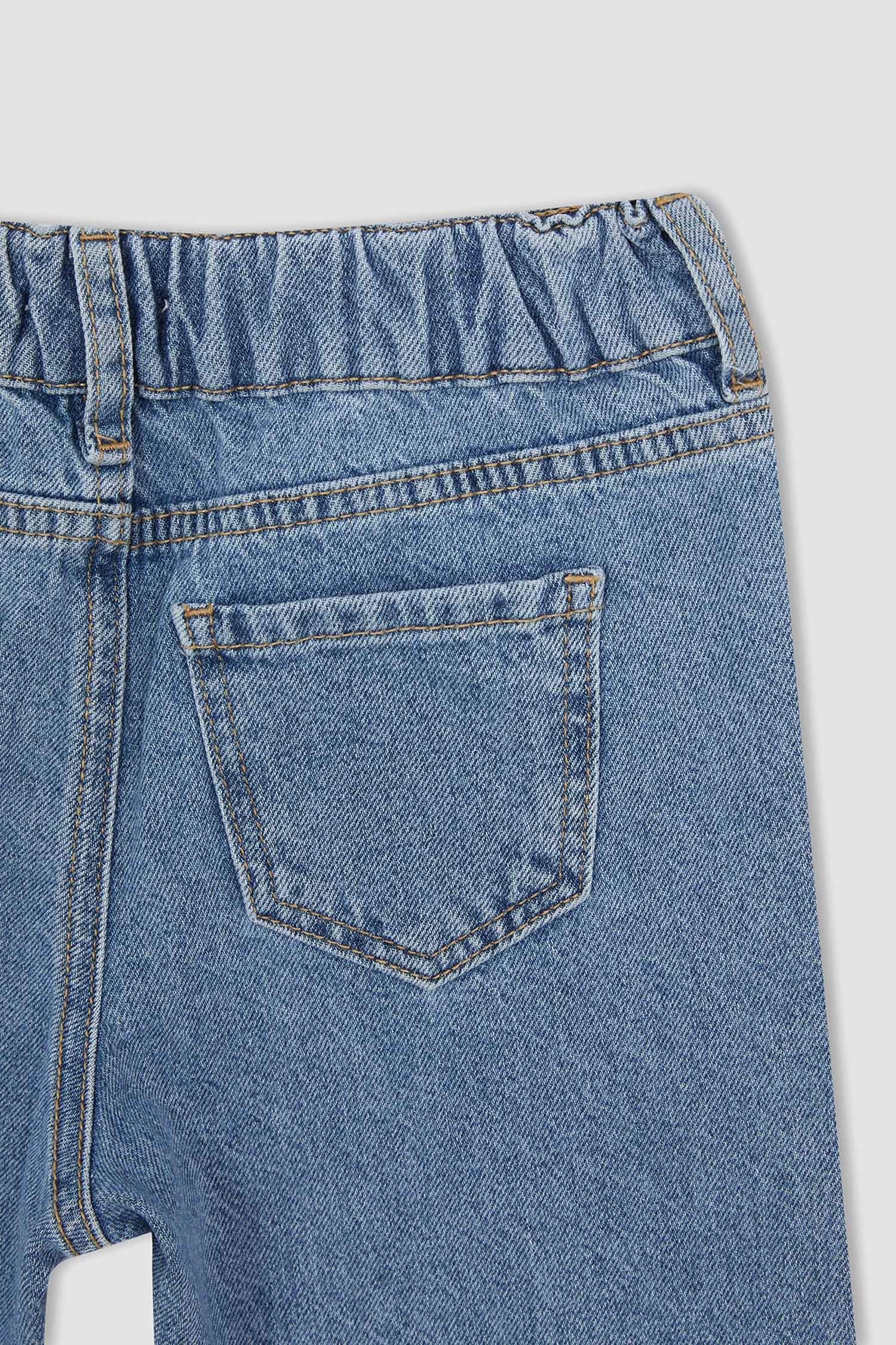 Kız Çocuk Jogger Jean Pantolon