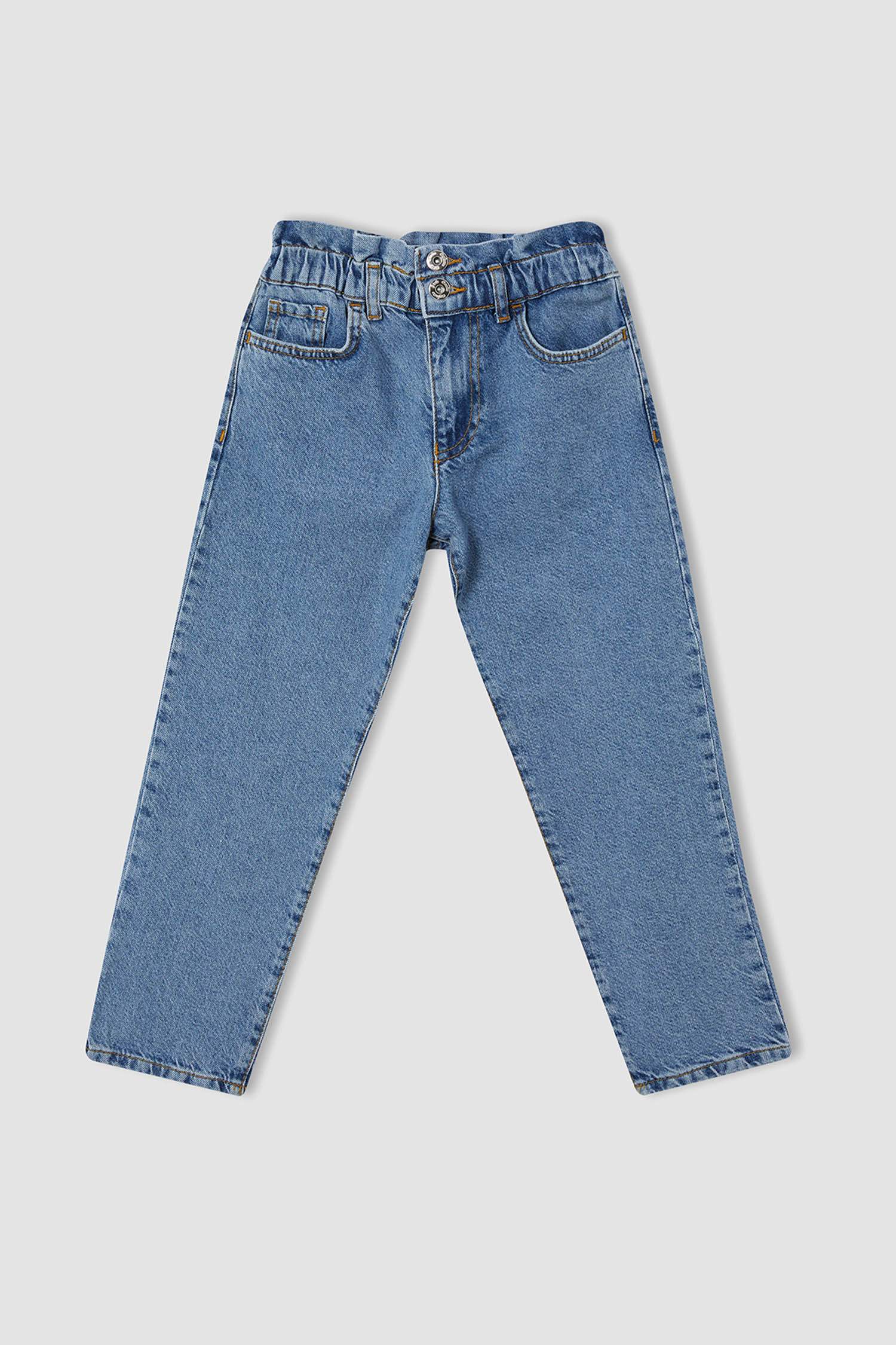 Kız Çocuk Slouchy Fit Jean Pantolon