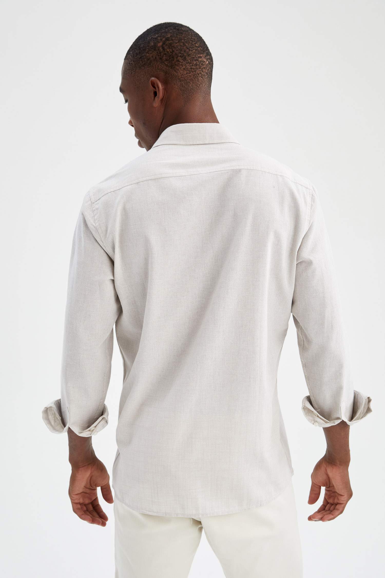 Regular Fit Basic Uzun Kollu Gömlek