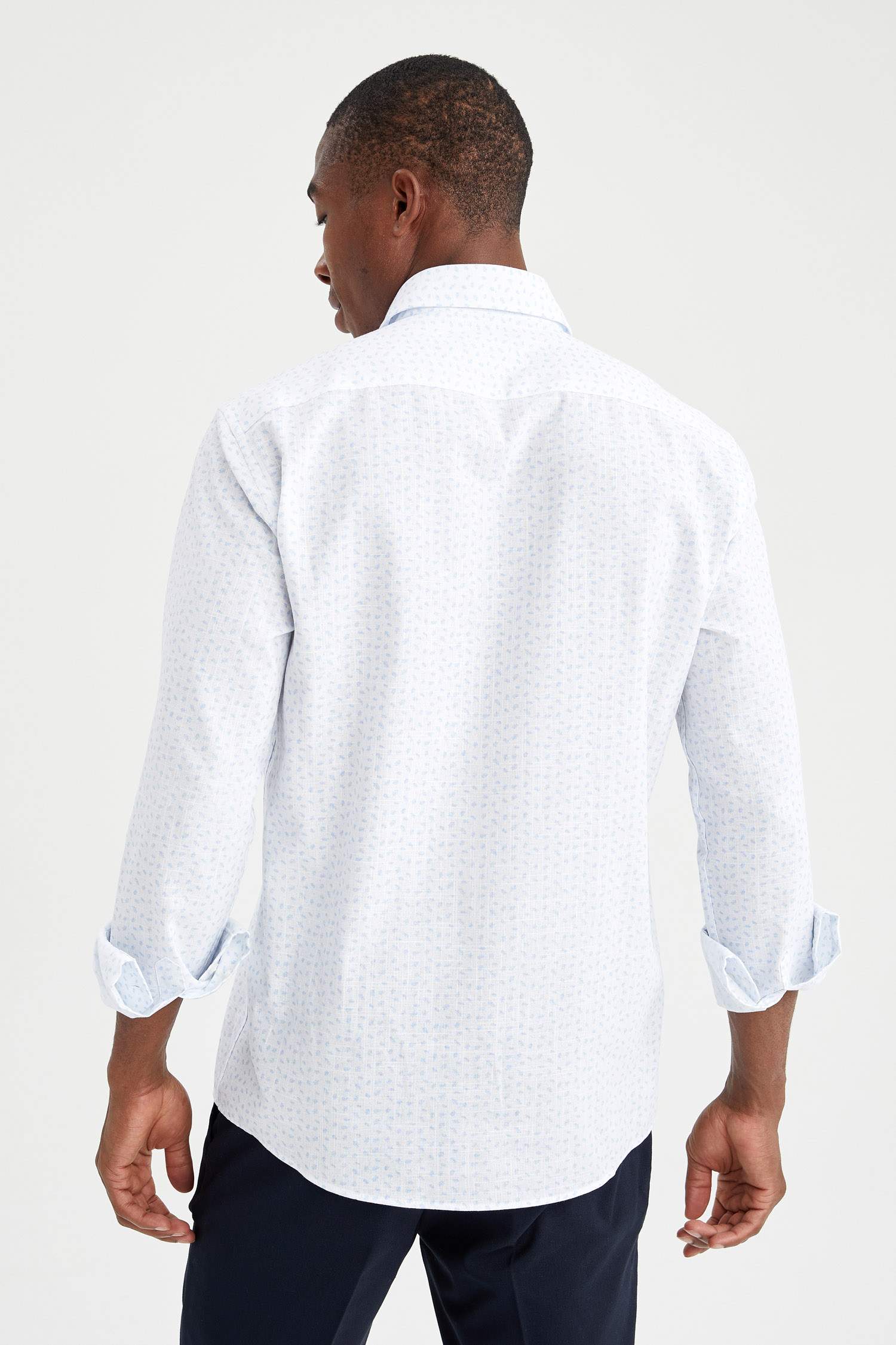 Modern Fit Klasik Uzun Kollu Gömlek