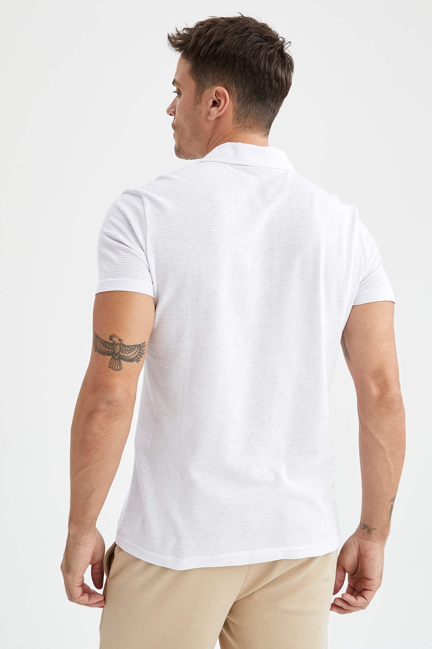 Modern Fit Polo Yaka Basic Kısa Kollu Tişört