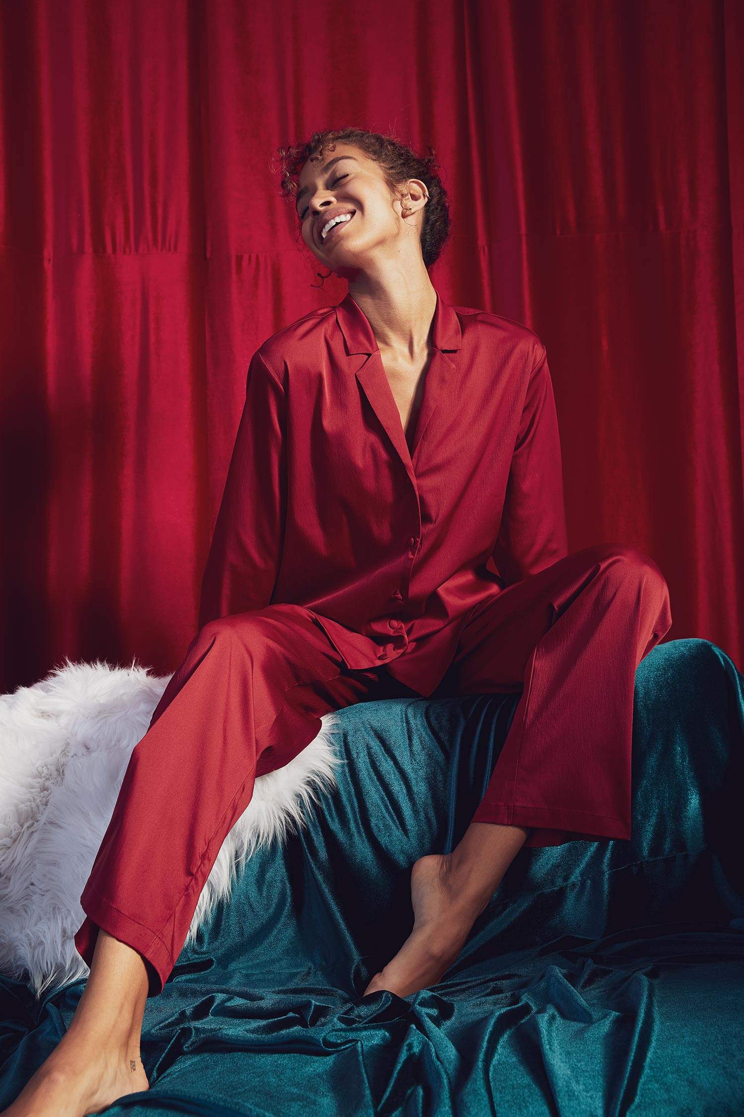 Beli Lastikli Relax Fit Pijama Altı
