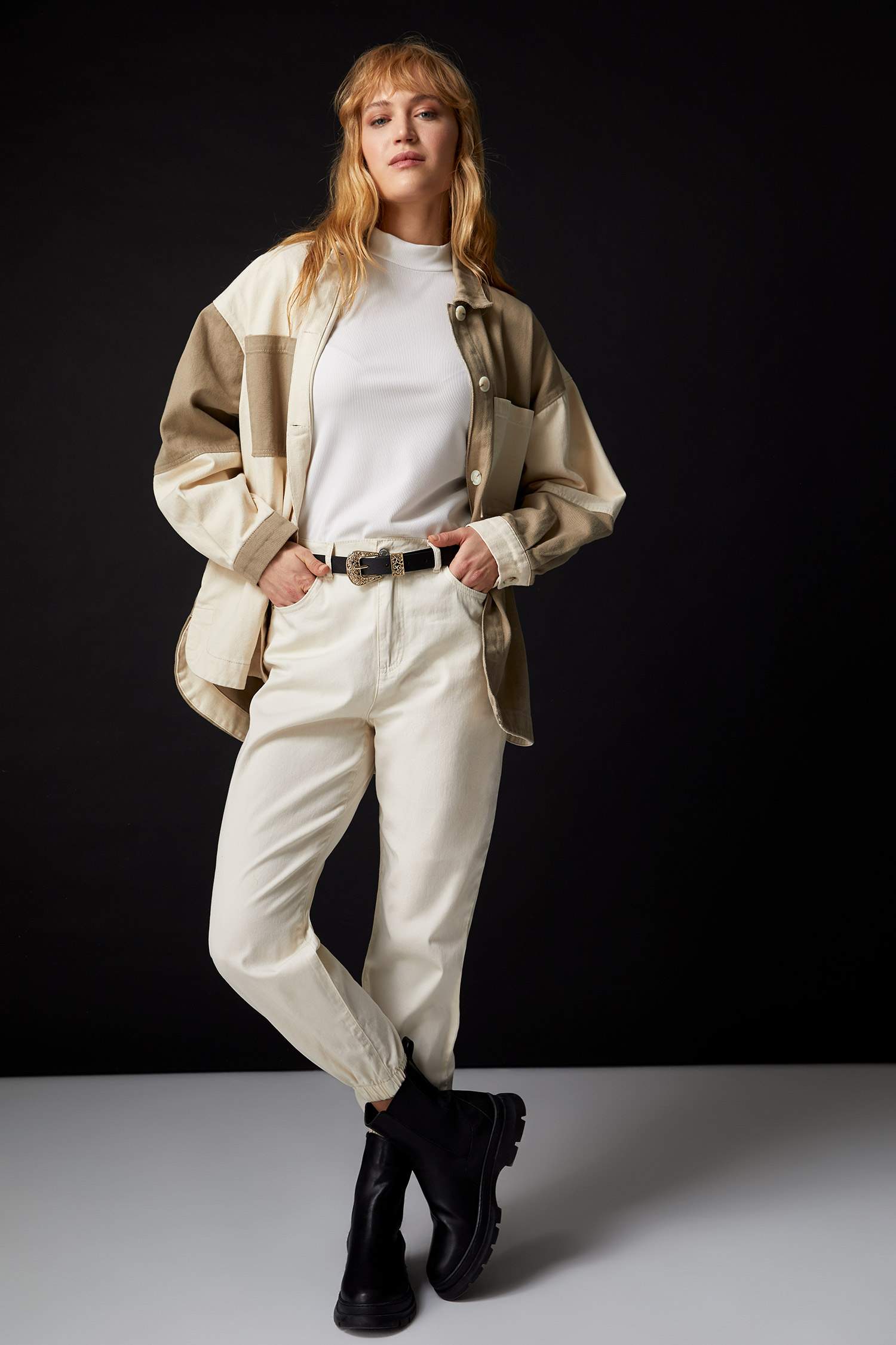 Cepli Gabardin Jogger Pantolon