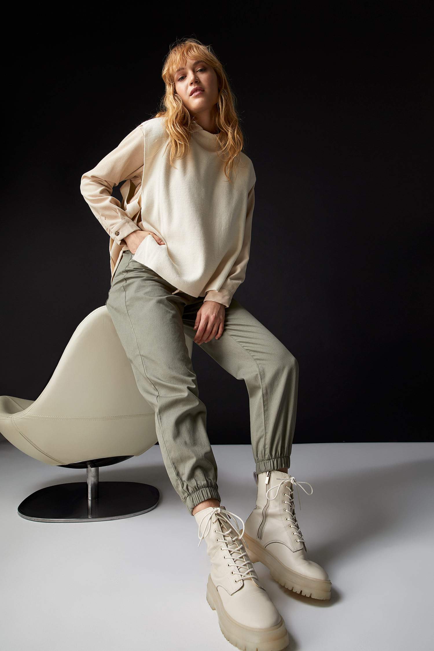 Cepli Gabardin Jogger Pantolon