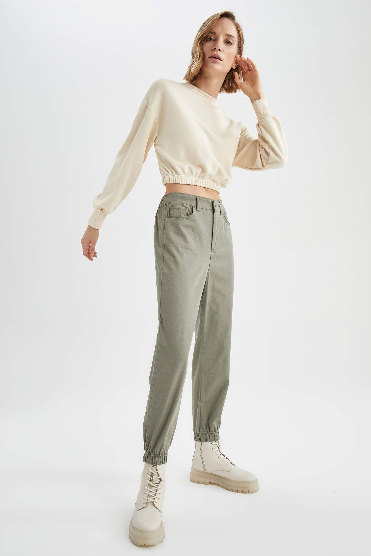 Cepli Gabardin Jogger Pantolon