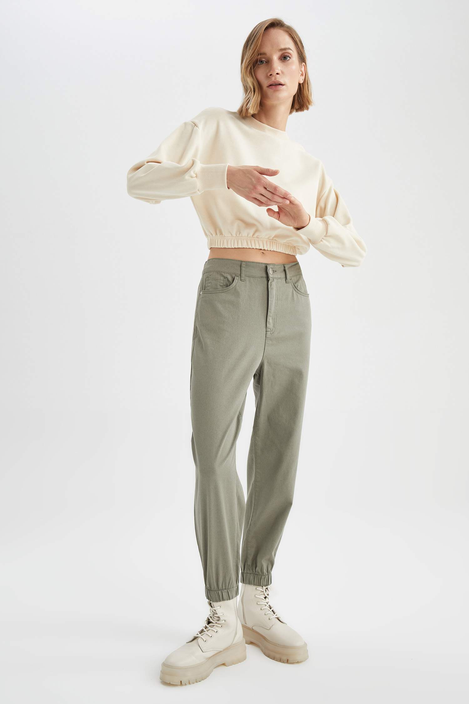 Cepli Gabardin Jogger Pantolon
