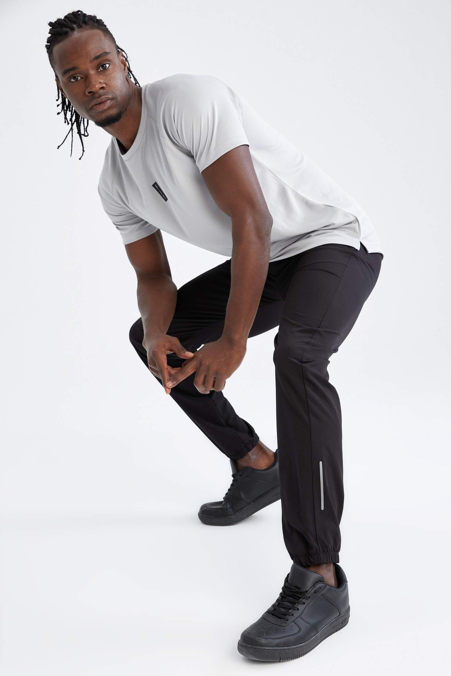 Slim Fit Esnek Belli Spor Jogger Eşofman Altı