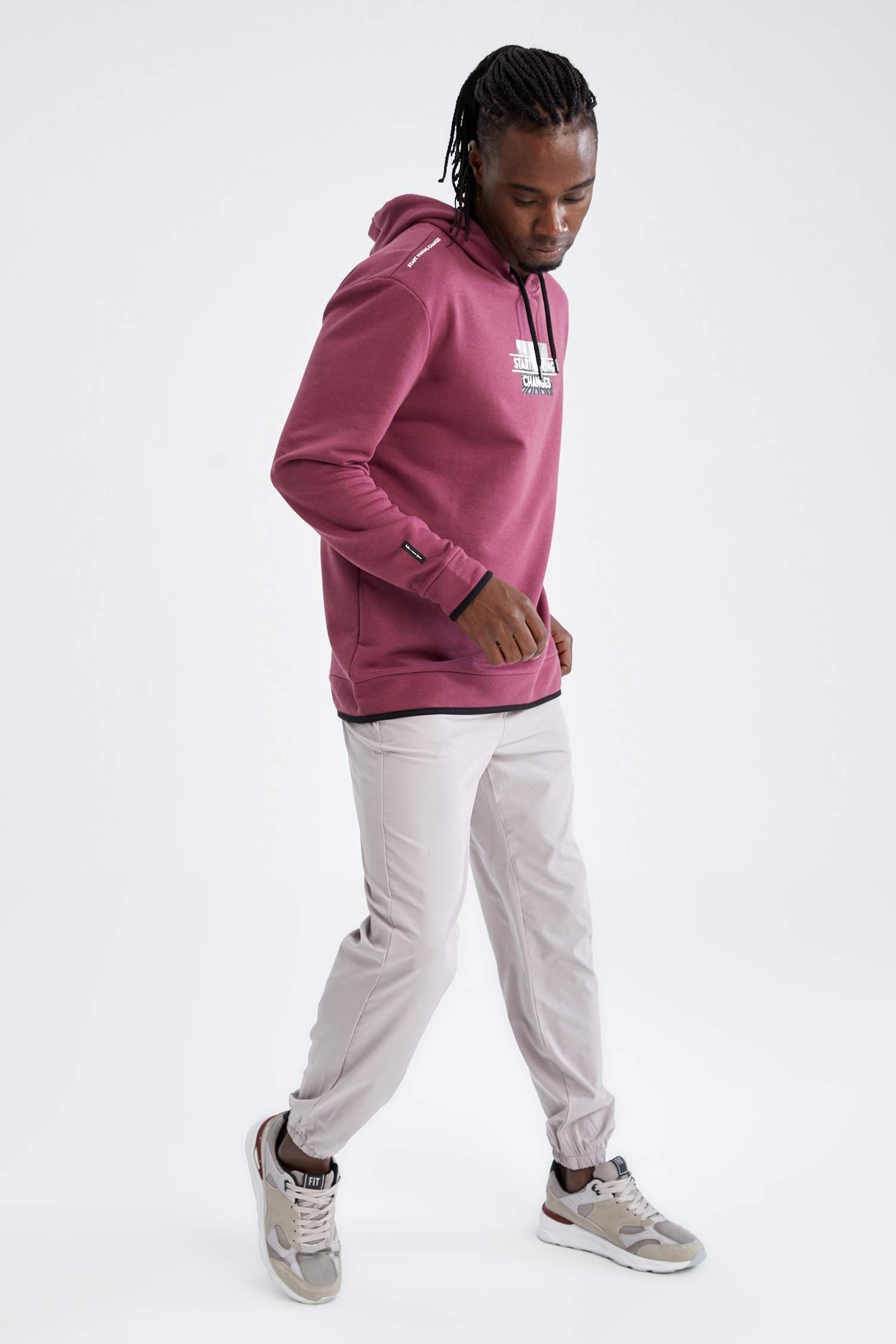 Slim Fit Esnek Belli Spor Jogger Eşofman Altı