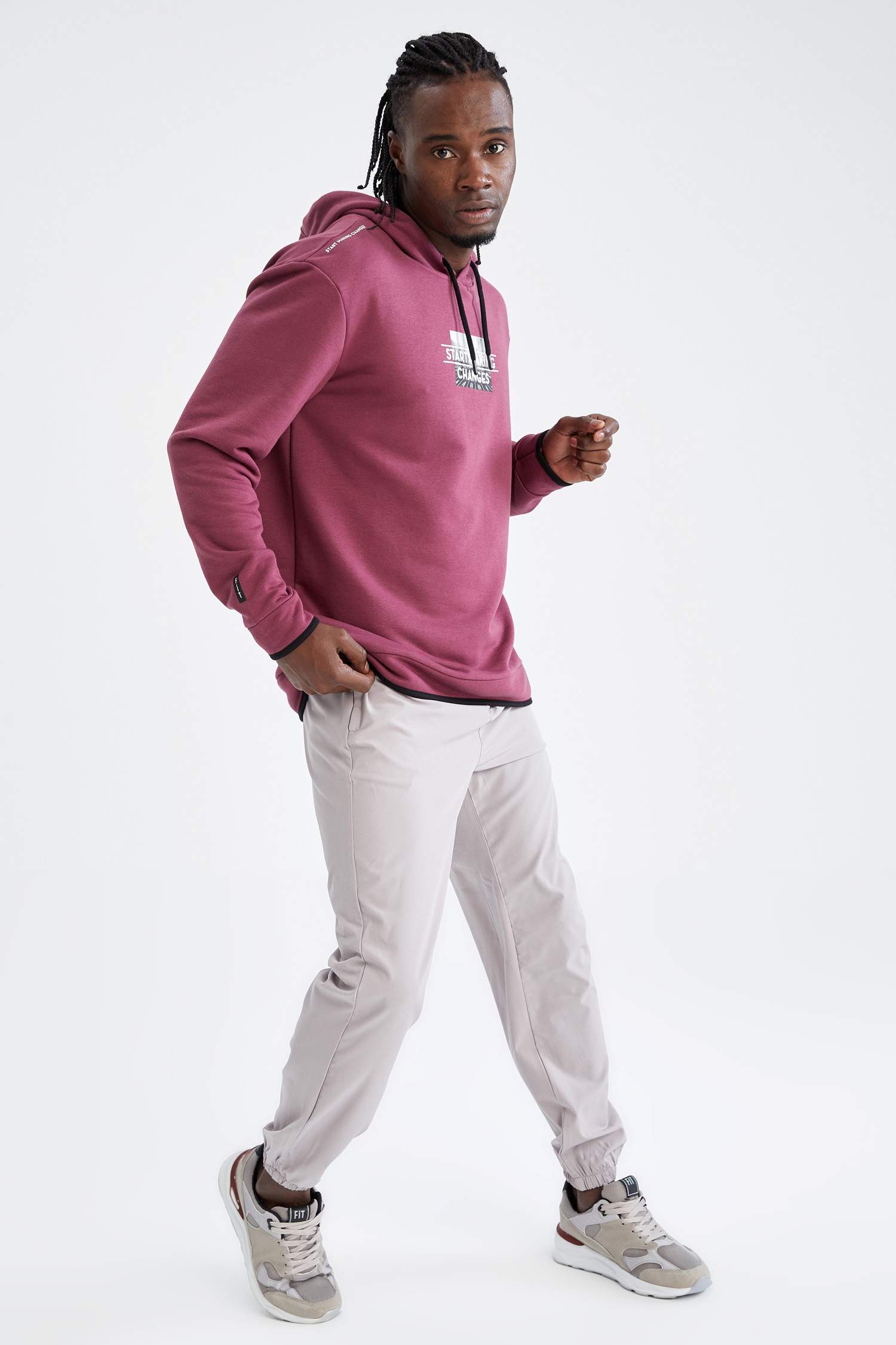 Slim Fit Esnek Belli Spor Jogger Eşofman Altı