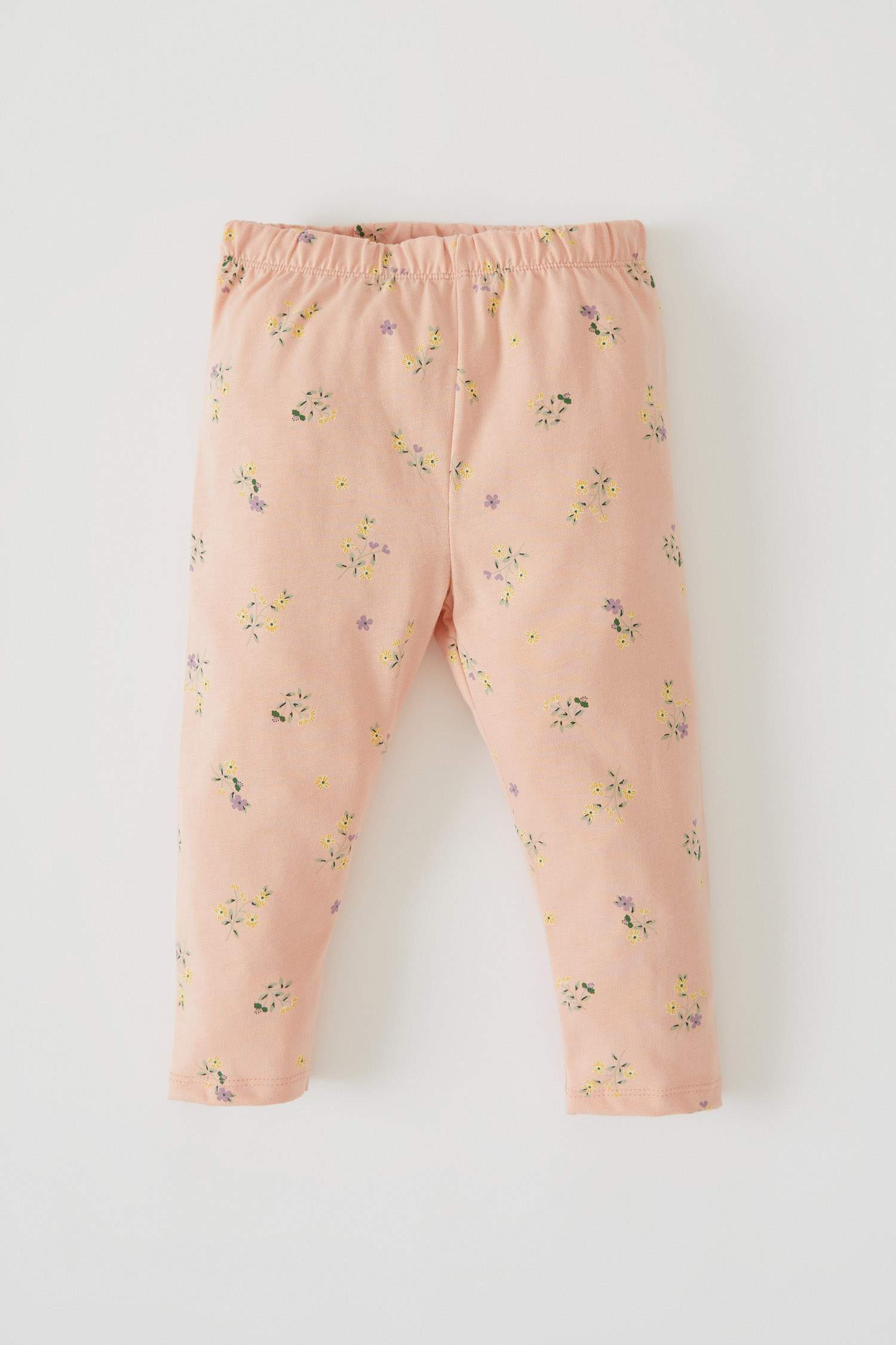 Kız Bebek Kuş Desenli Uzun Kollu Pamuklu Pijama Takım