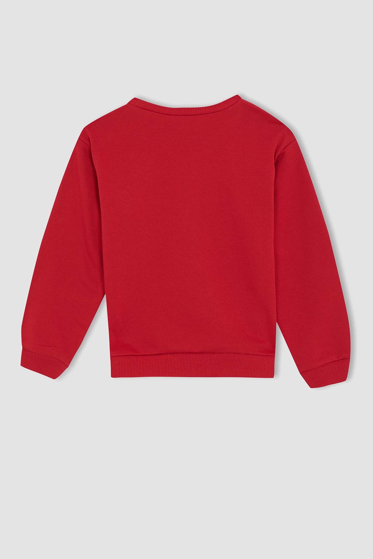 Kız Çocuk Regular Fit 29 Ekim Atatürk Baskılı Bisiklet Yaka Sweatshirt