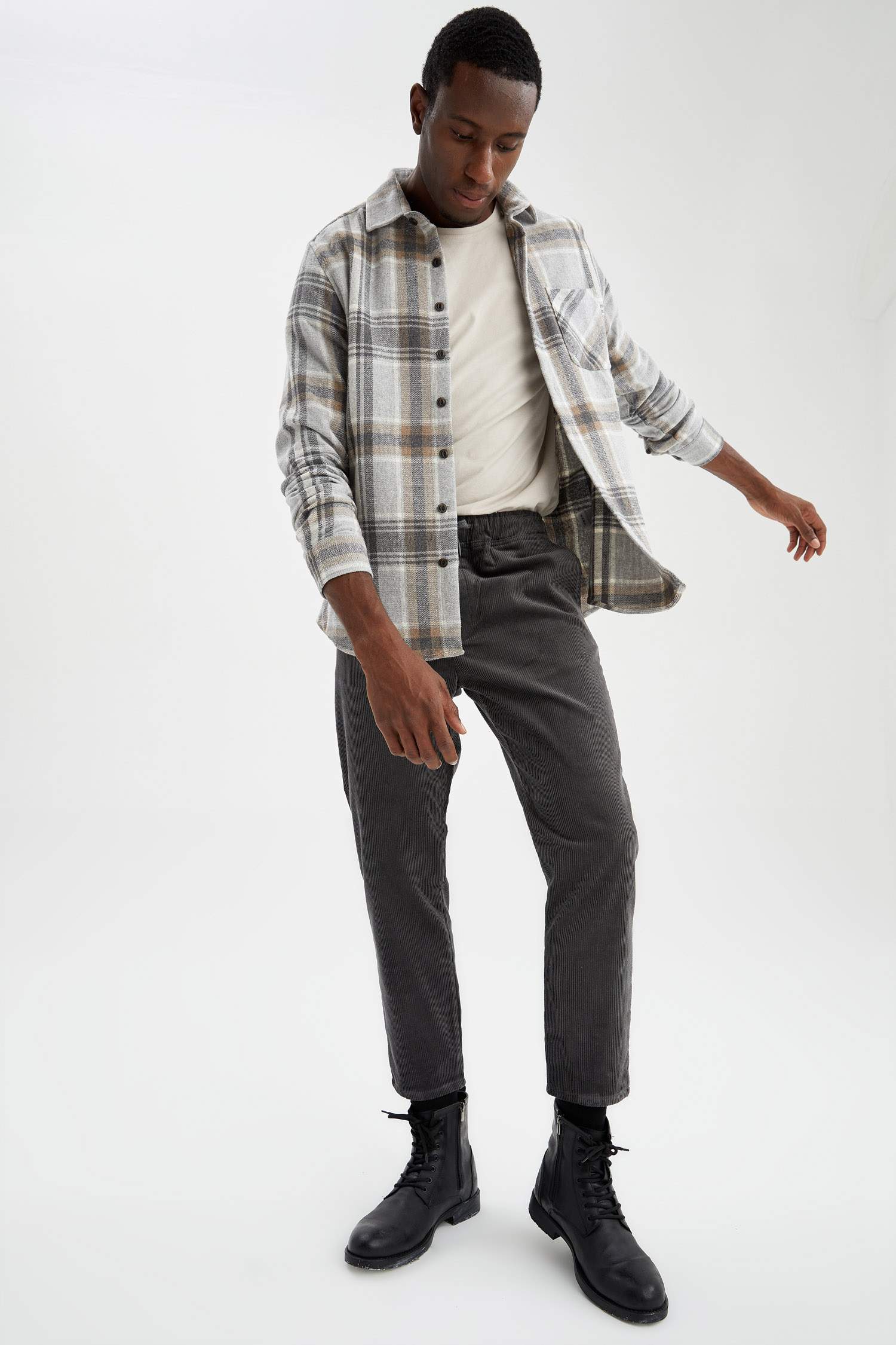 Relax Fit Kadife Chino Pantolon